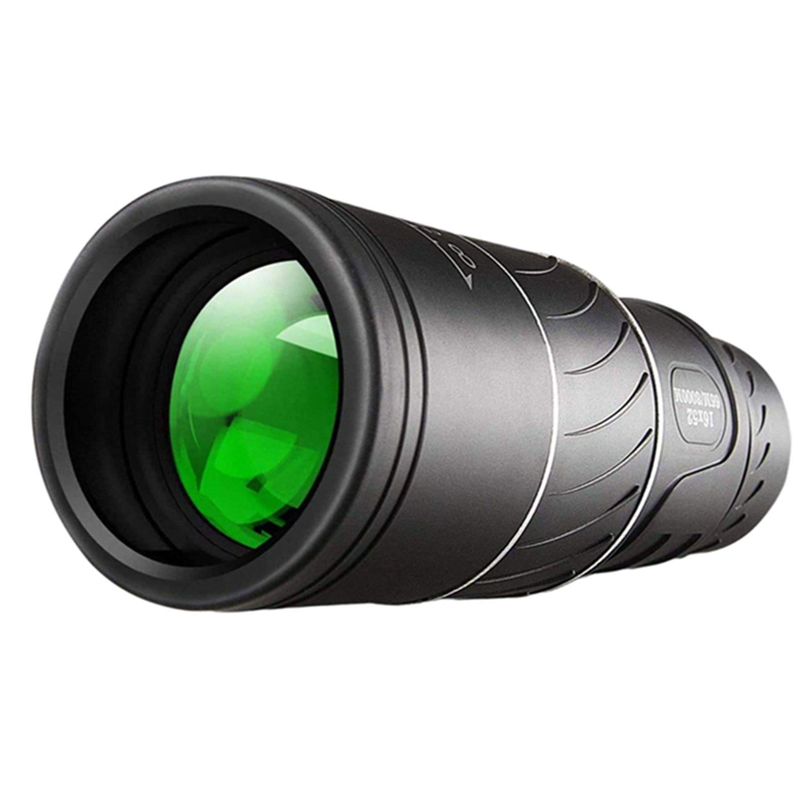 16x52 Monocular Dual Focus Optics Zoom Lens BAK4 Prism Standard Clip Holder