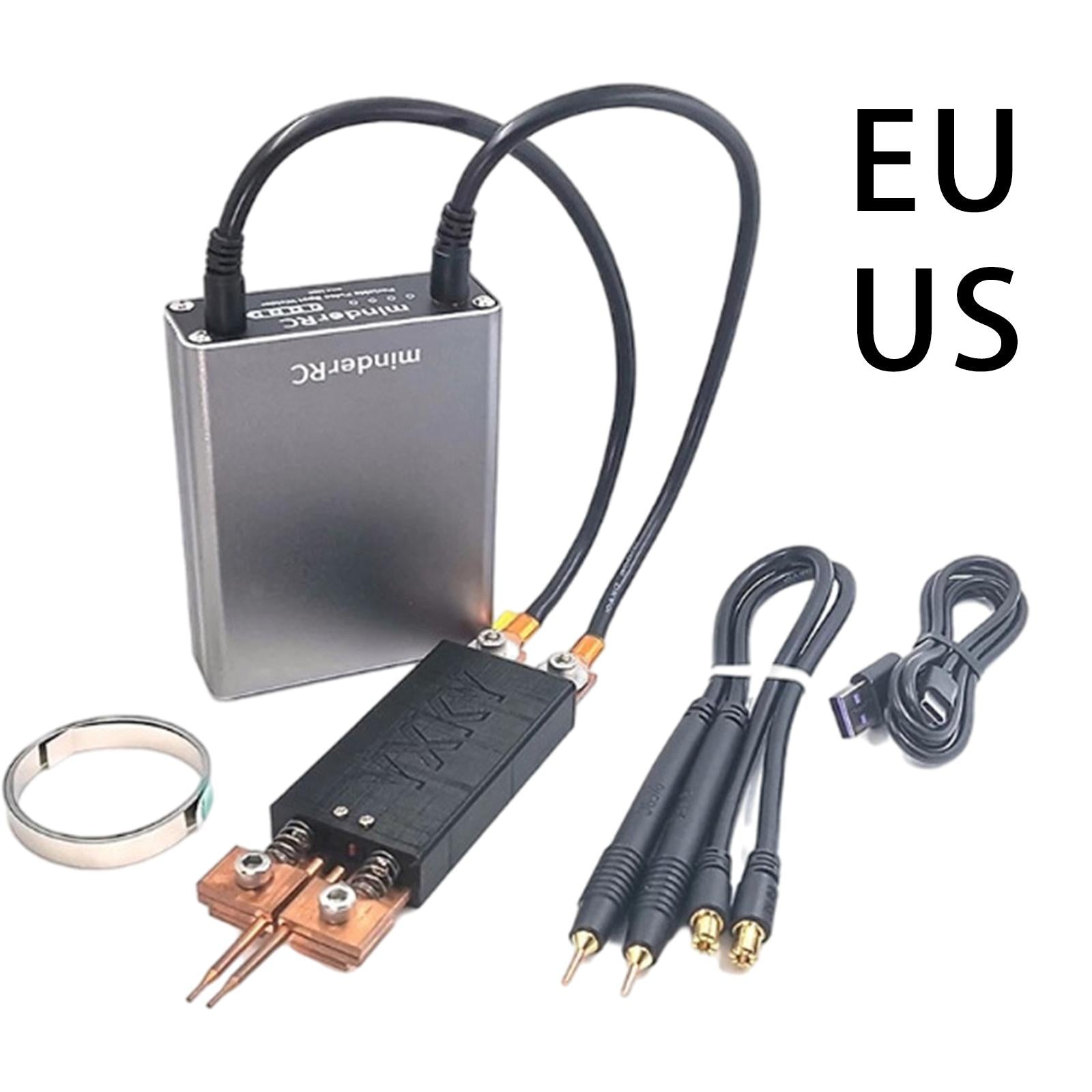 Spot Welder with Quick Release Pen Nickel Plate Adjustable Rechargeable