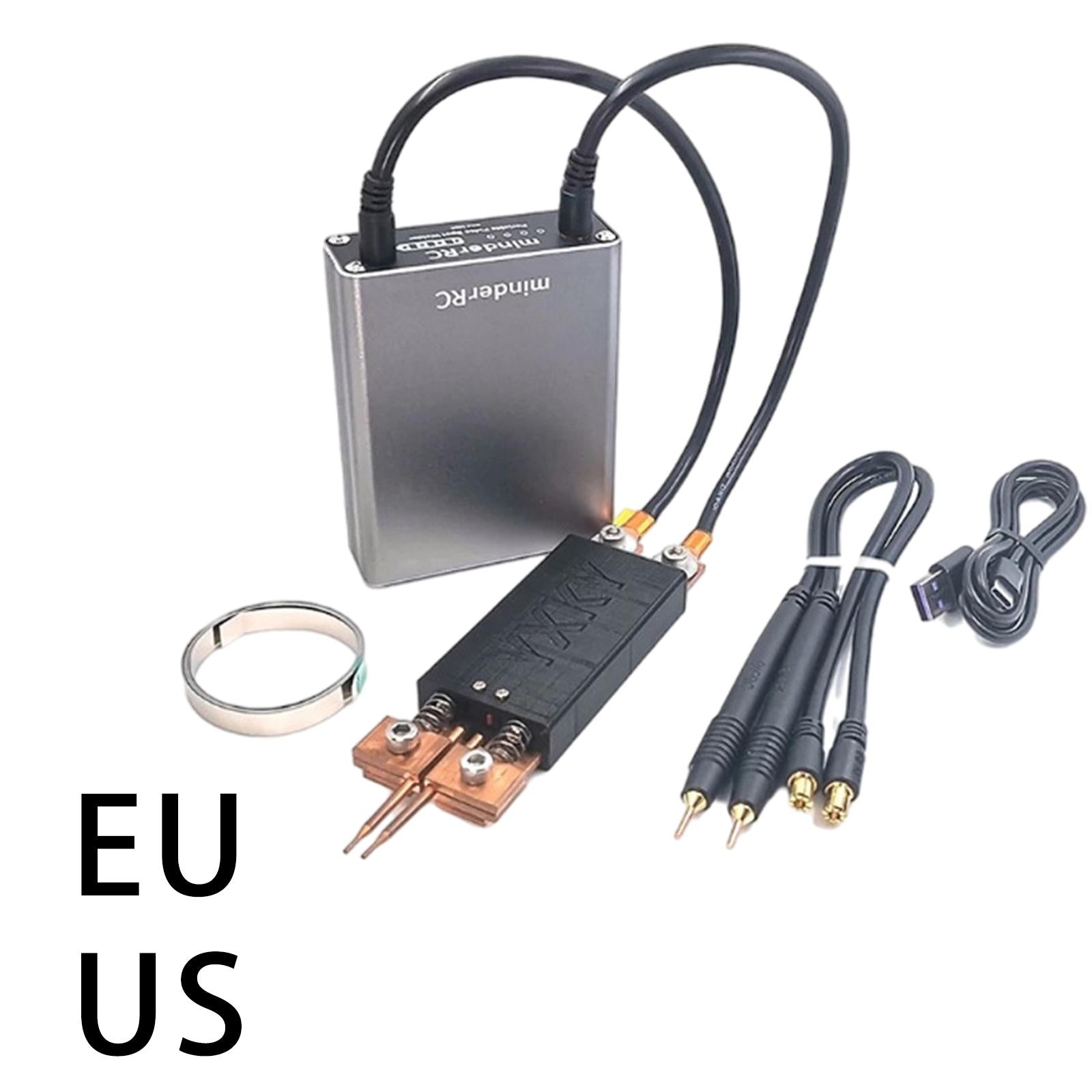 Spot Welder with Quick Release Pen Nickel Plate Adjustable Rechargeable