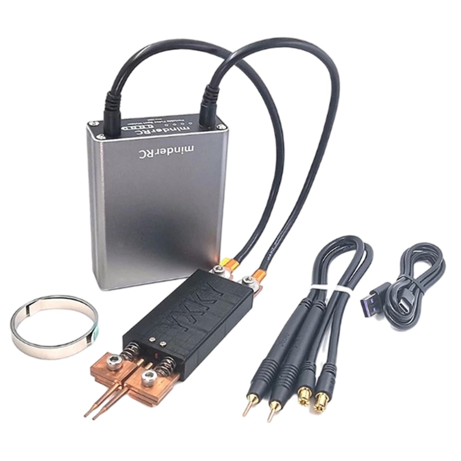 Spot Welder with Quick Release Pen Nickel Plate Adjustable Rechargeable