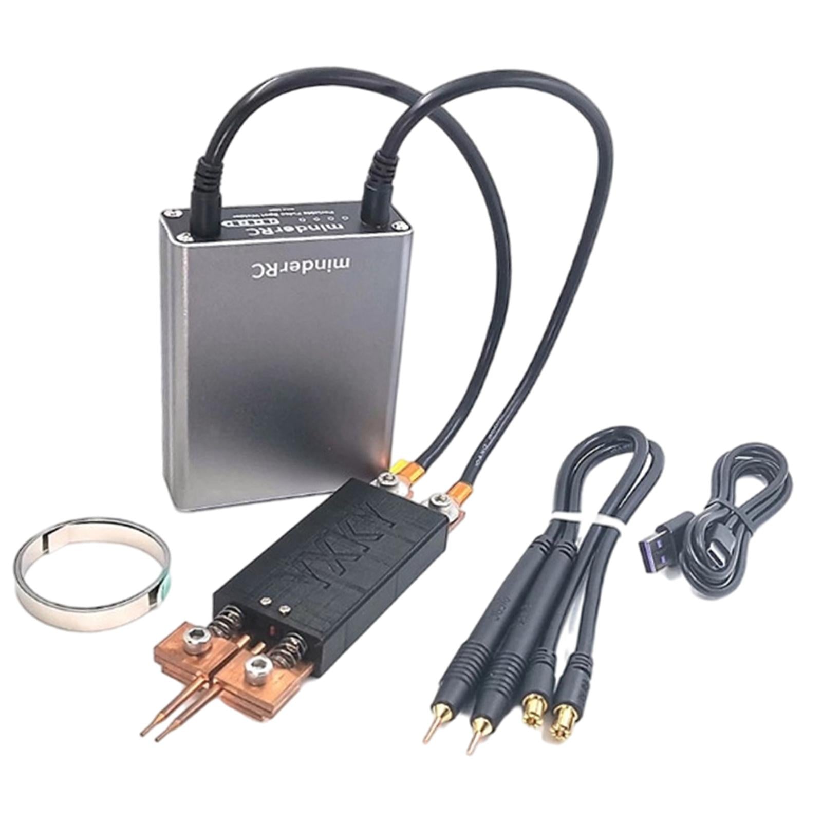 Spot Welder with Quick Release Pen Nickel Plate Adjustable Rechargeable