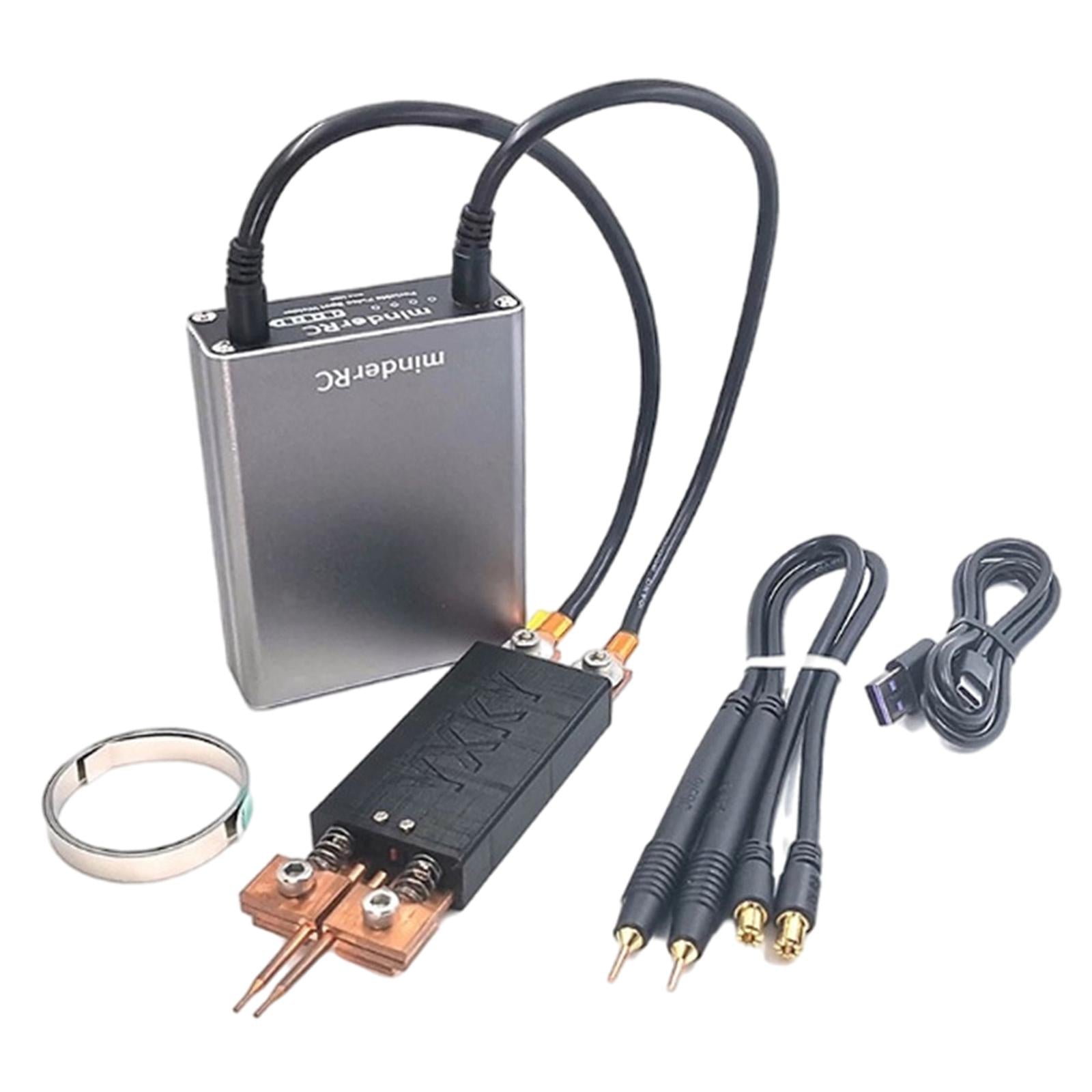 Spot Welder with Quick Release Pen Nickel Plate Adjustable Rechargeable