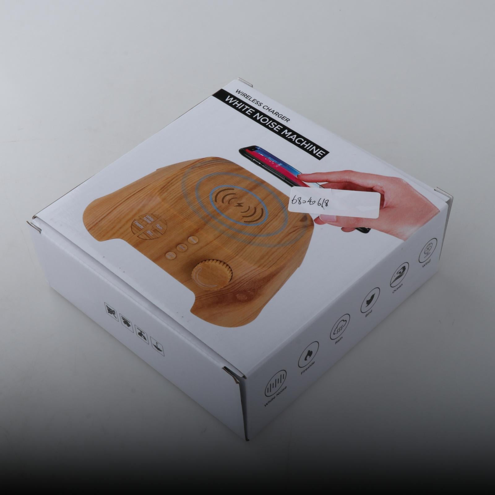 White Noise Sound Machine Sleep Sound Therapy for Relax Wood