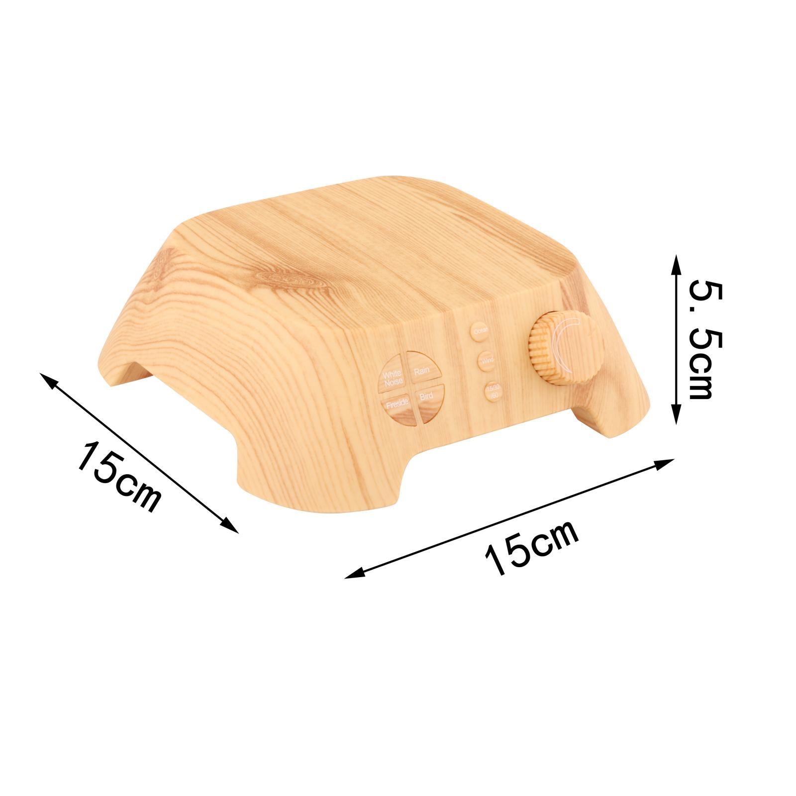 White Noise Sound Machine Sleep Sound Therapy for Relax Wood