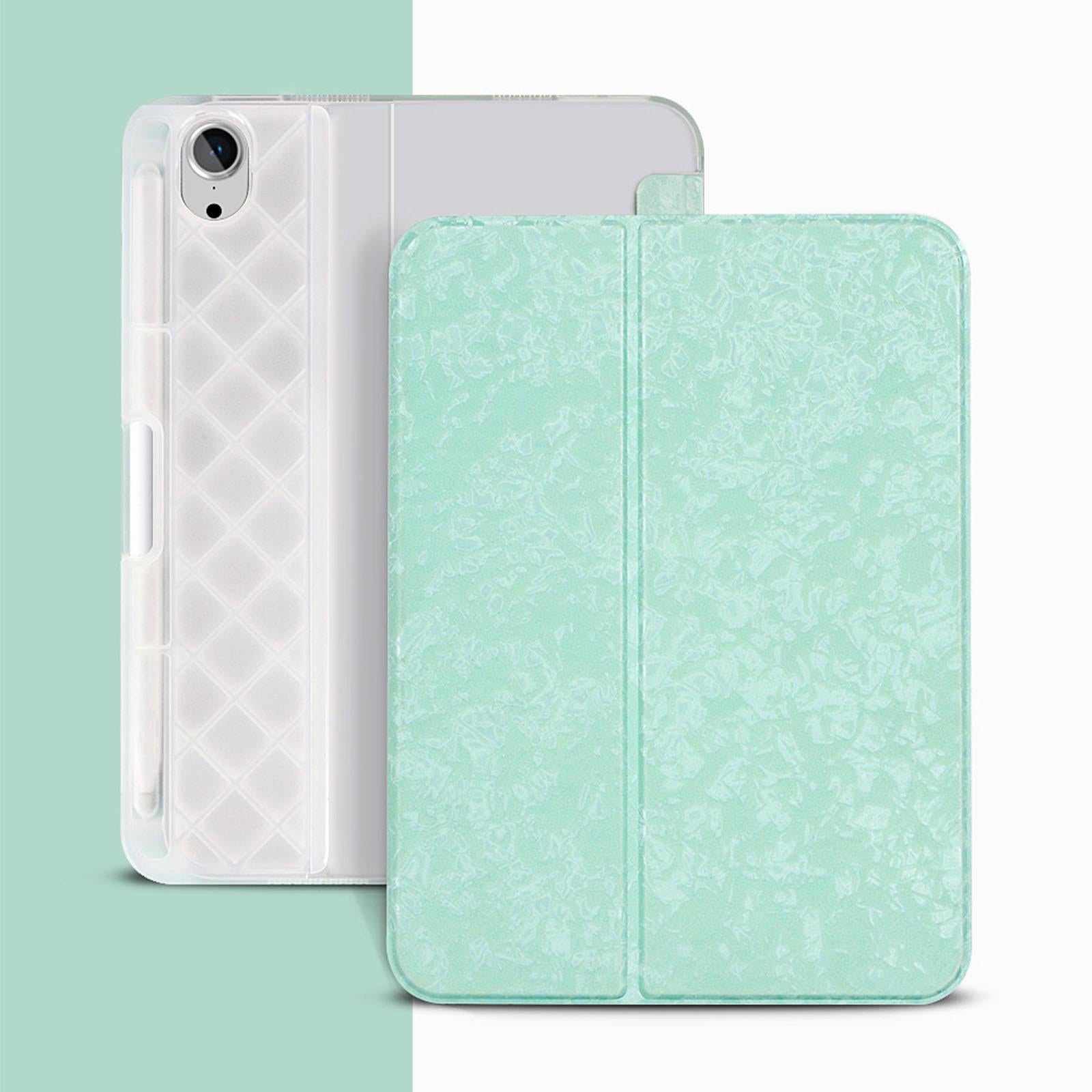 Smart Cover Pencil Holder for iPad Mini 6 Case 2021 Screen Protector Green