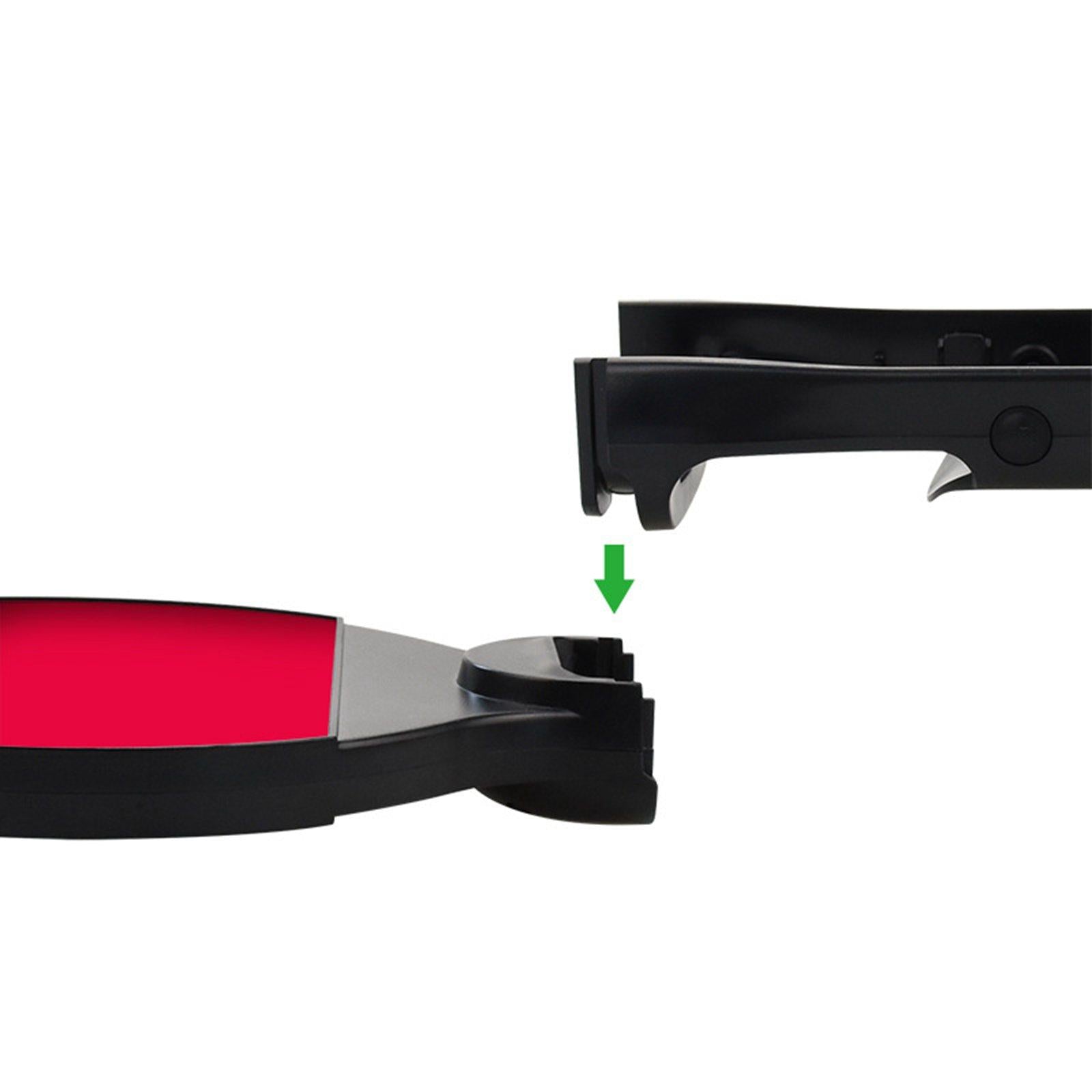 1Pair Table Tennis Racket with 2x Wristbands ABS for Nintendo Switch