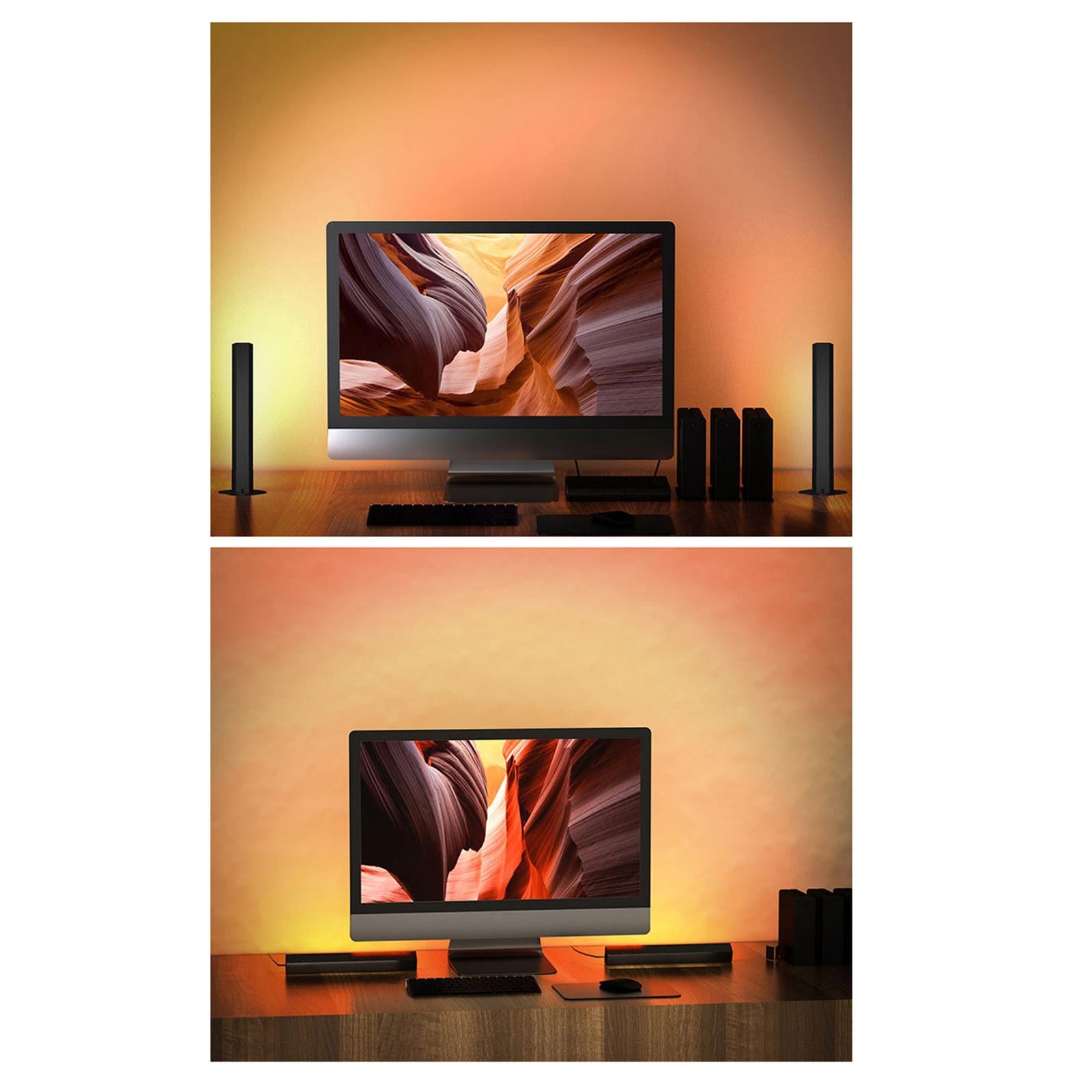Sound Control LED Light Bars RGB Decoration for Car Room TV smart wifi