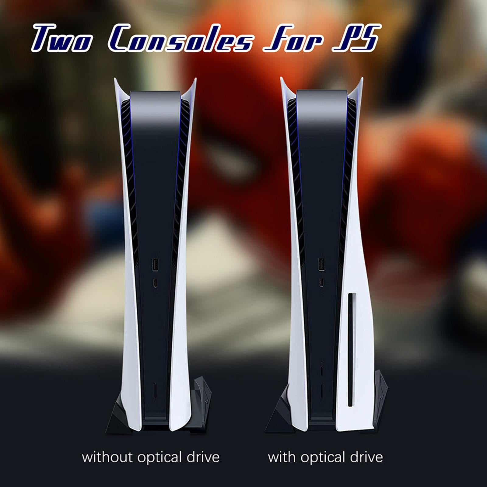 Vertical Stand Cooling Station Game Console Holder Base for PS5 Console