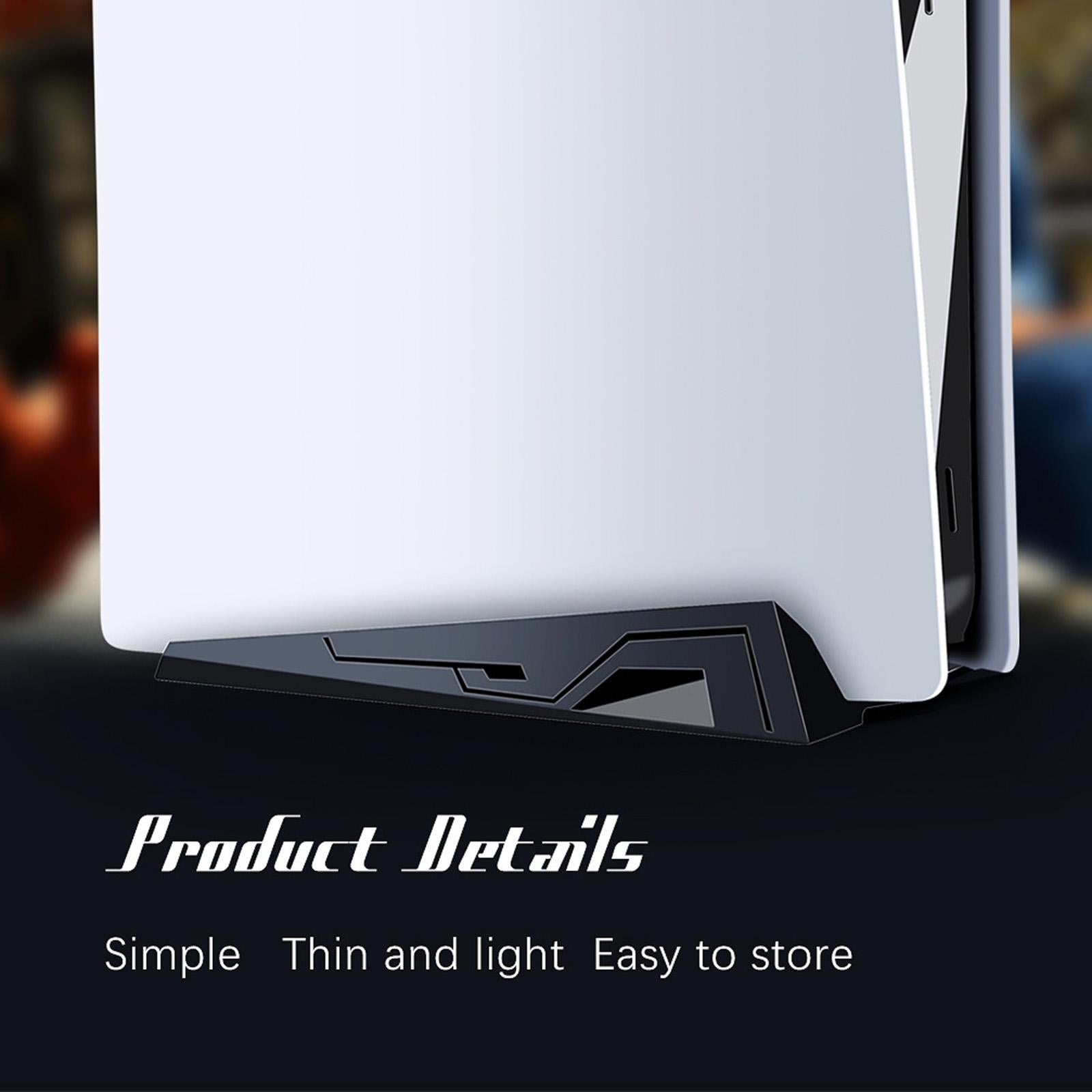 Vertical Stand Cooling Station Game Console Holder Base for PS5 Console