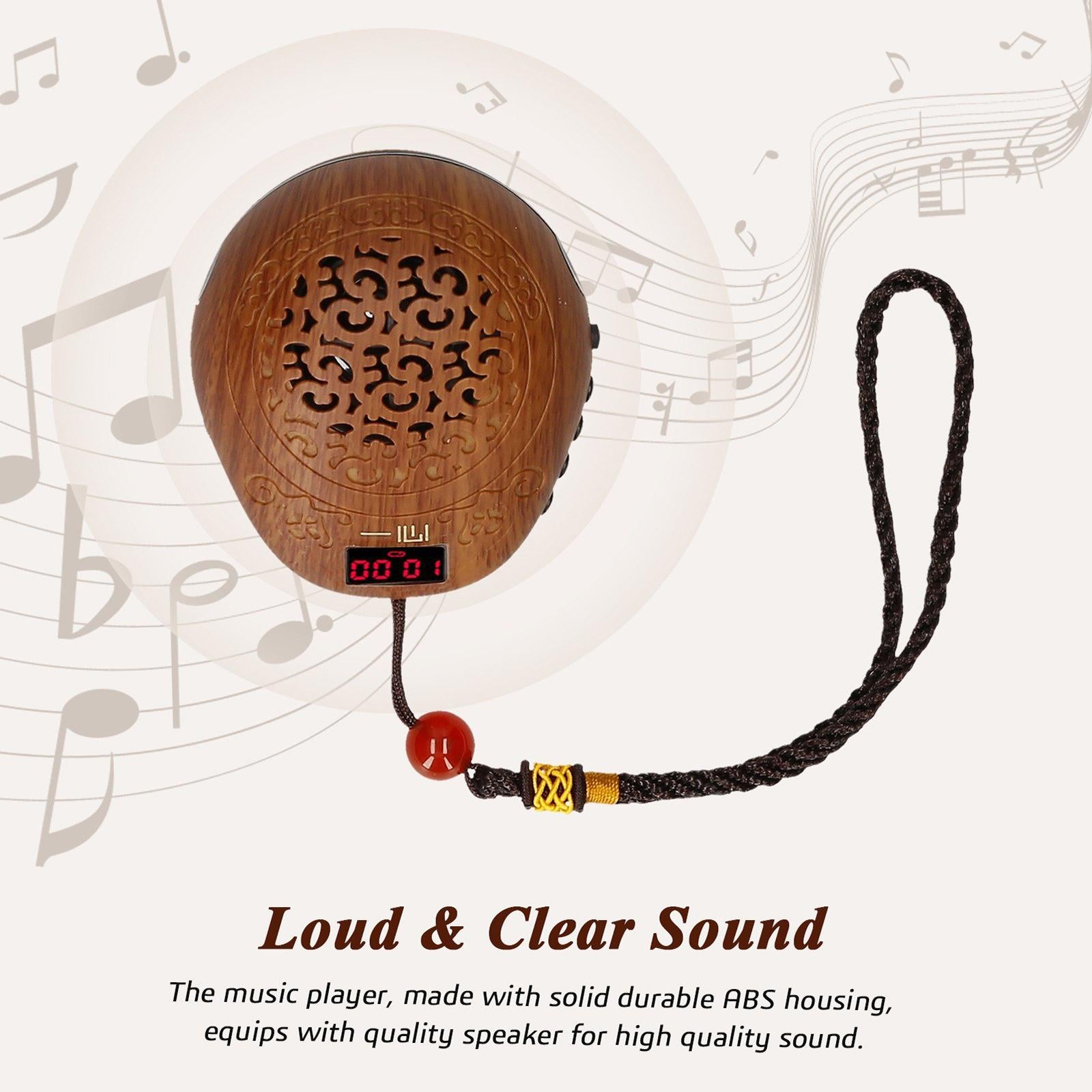 Practical Buddha Pray Music Machine Buddhist Supplies Muyu Incantation Decor Bluetooth