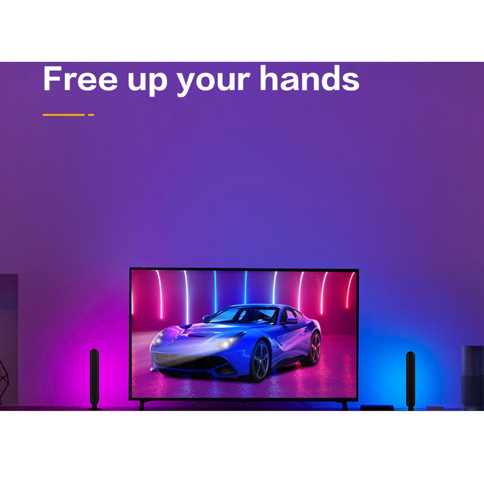 WiFi LED Ambient Light RGB Multi-Mode Flow for TV Gaming Sync with Music