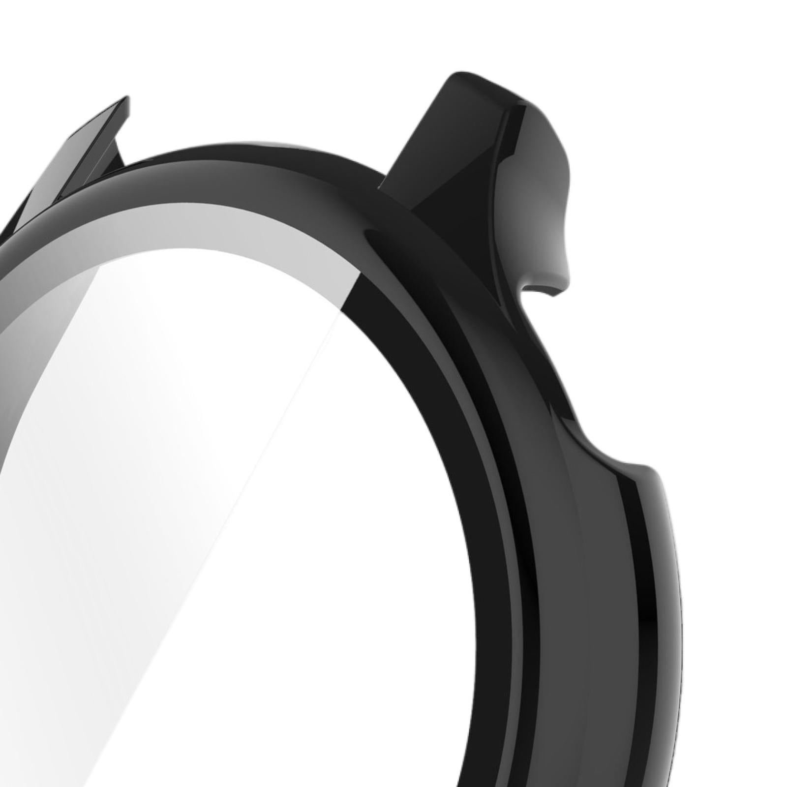 Bumper Case Cover W/ Screen Protector super-Thin PC for Watch T1 Black
