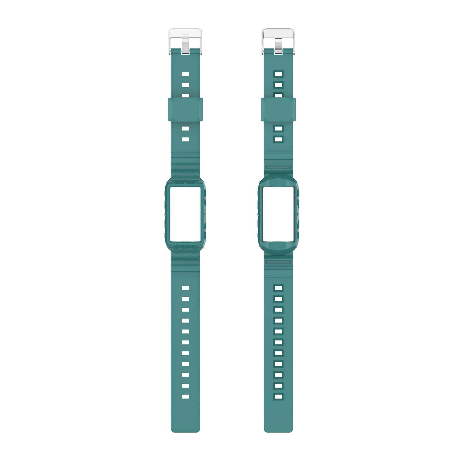 Silicone Wristband Comfortable for Charge5/4/4SE/3/3SE Smartwatches Green