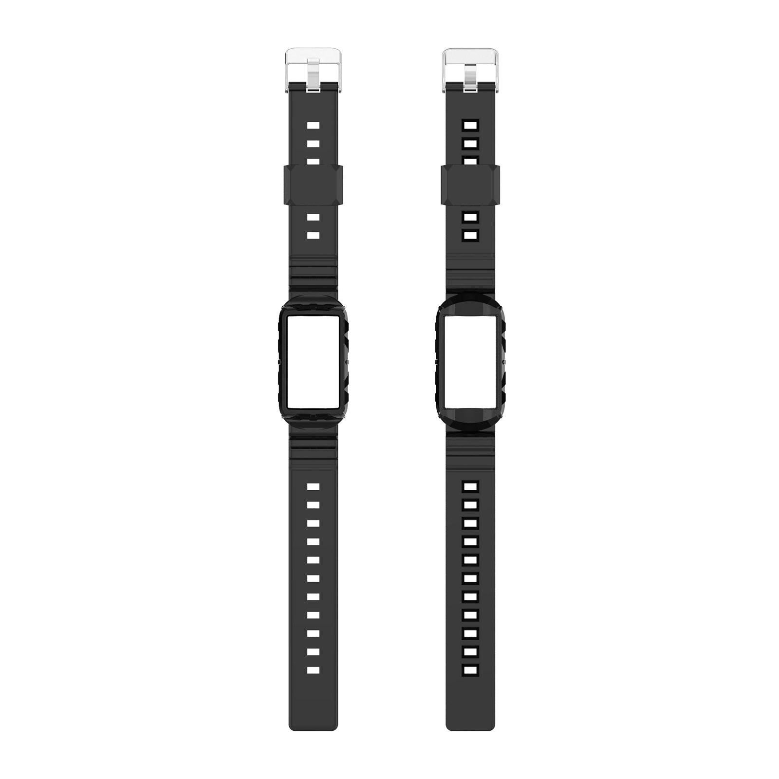 Silicone Wristband Comfortable for Charge5/4/4SE/3/3SE Smartwatches Clear