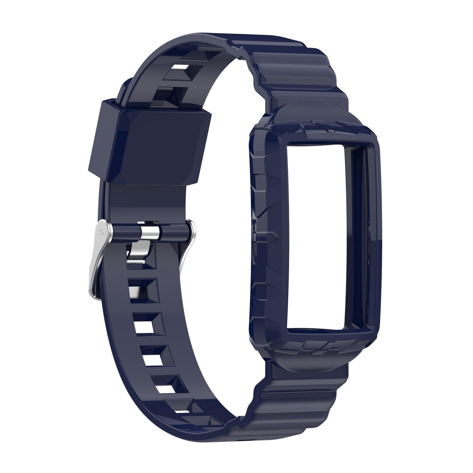 Silicone Wristband Comfortable for Charge5/4/4SE/3/3SE Smartwatches Blue
