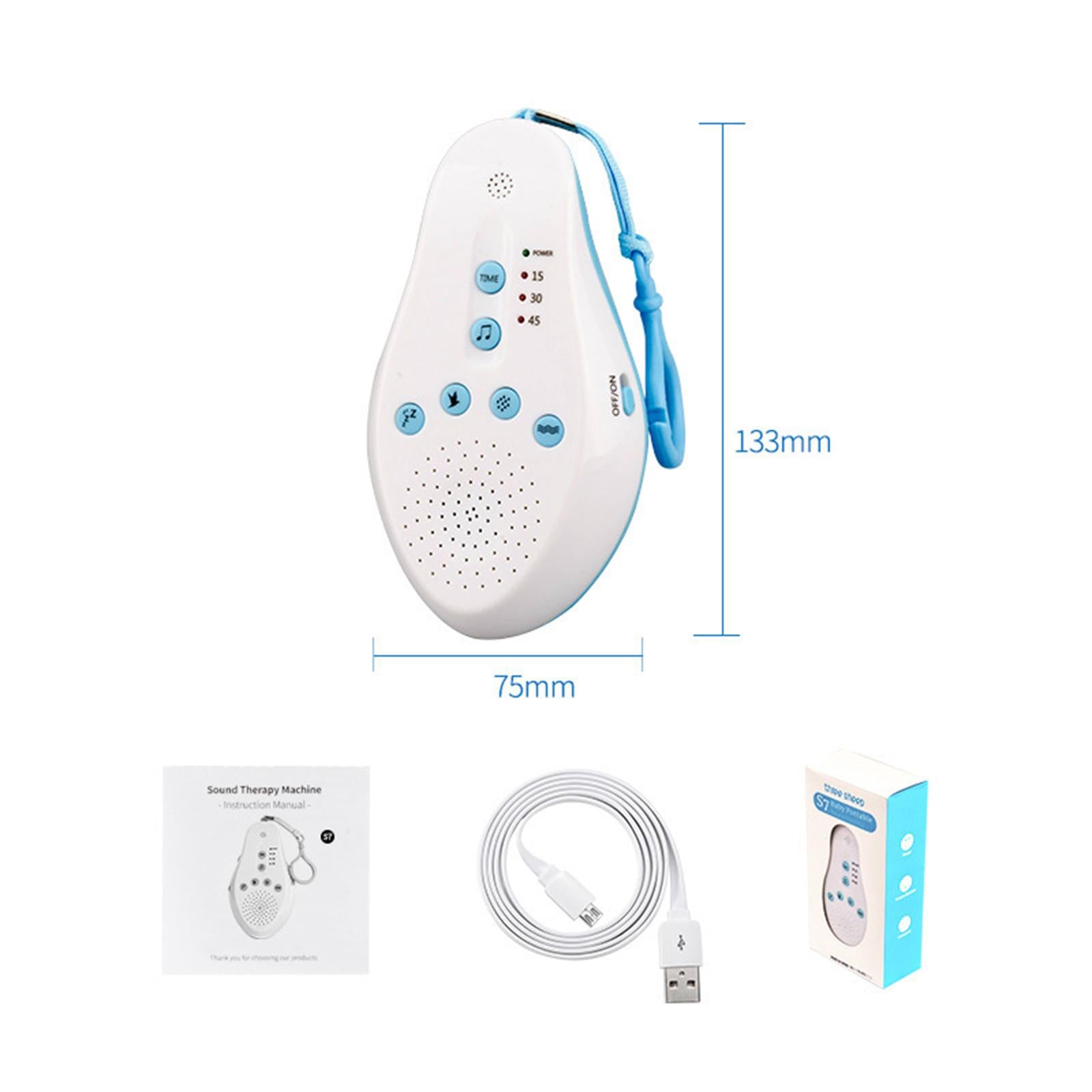 Babies Sleep Sound Machine Adjustable Volume USB Rechargeable Calming Sounds