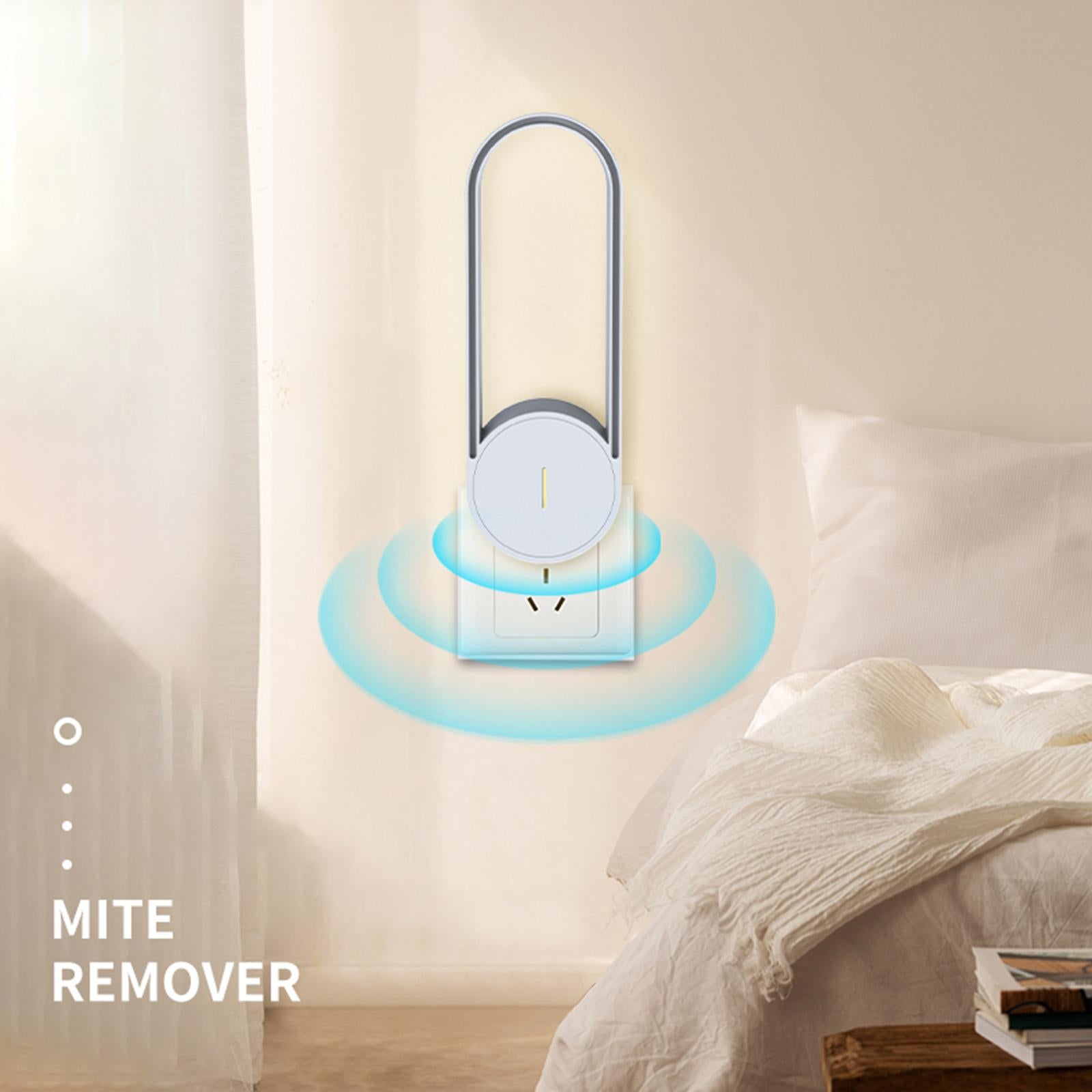 Ultrasonic Dust Mite Controller Safe to Humans and Pets 60-80 dB White