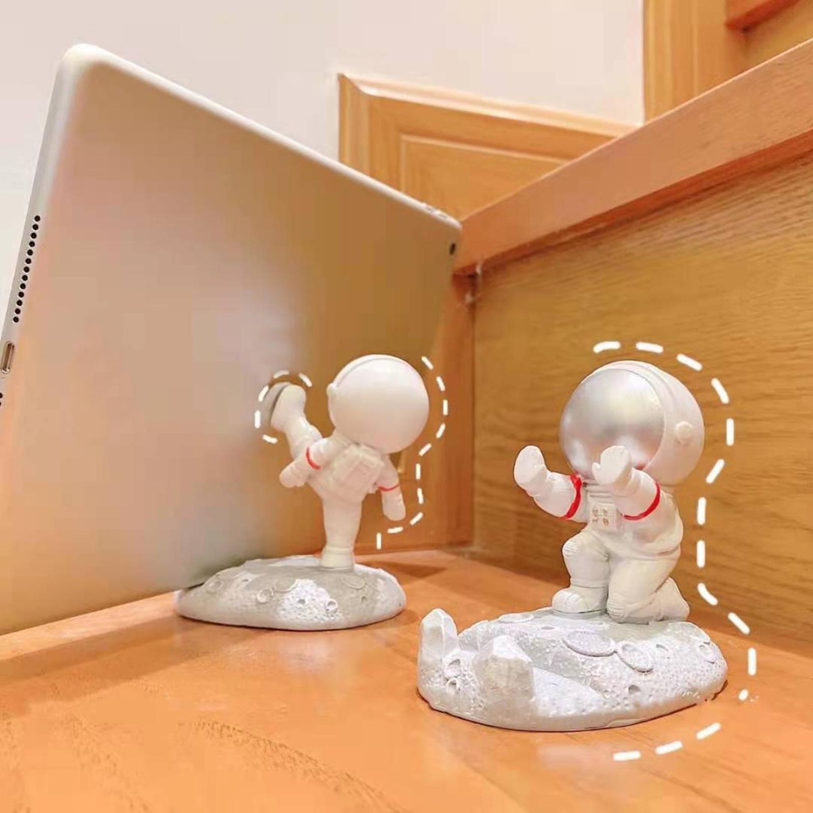 Universal Mobile Phone Holder Smartphone Resin Statue Decoration gold