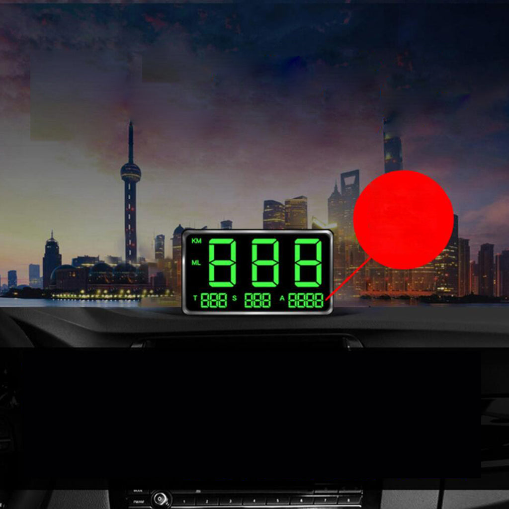 Large Screen Speedometer HUD for Private Cars Motorcycle Bicycle Pallets