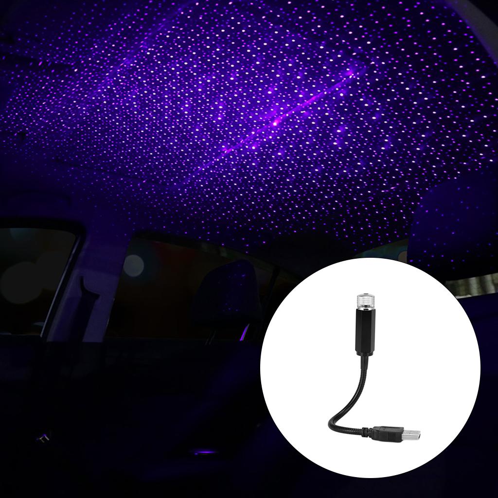 USB Star Night Light Mini Atmosphere Starry Sky Romantic Flexible for Party Blue