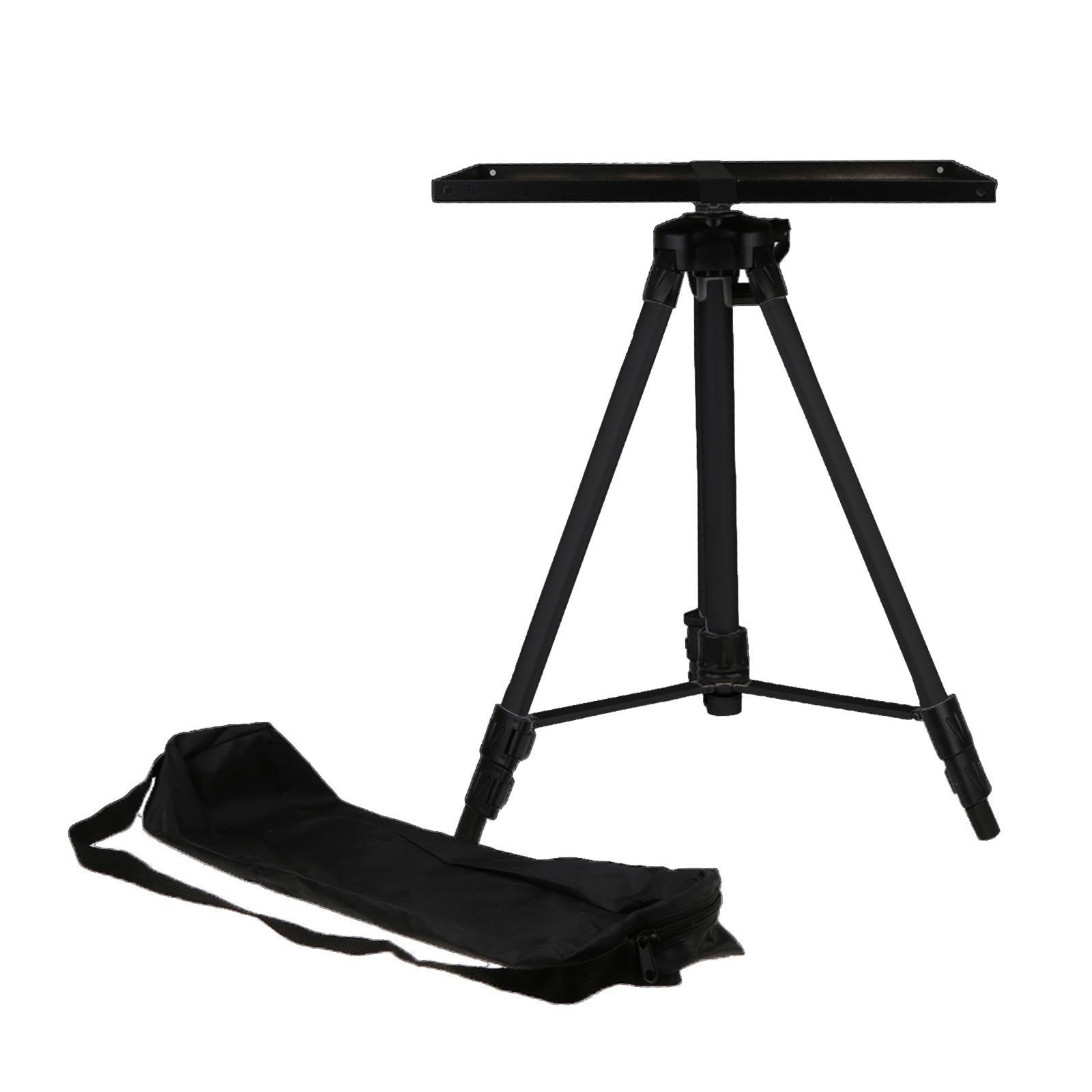 Projector Tripod Stand, with Tray DJ Racks for WORKSTATION Studio Home 1.2M Black