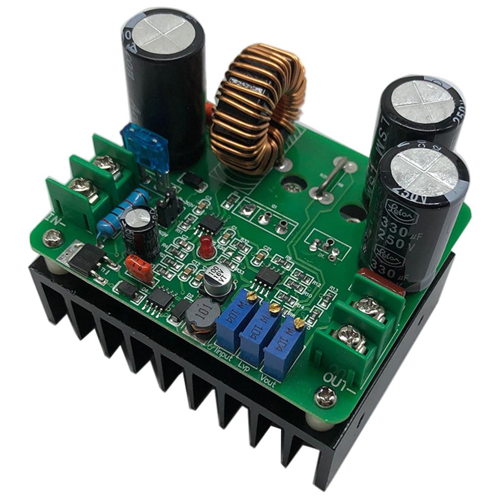 900W Dc-Dc Boost Converter 8V-60V to 12V-130 V Step-Up Transformer Durable