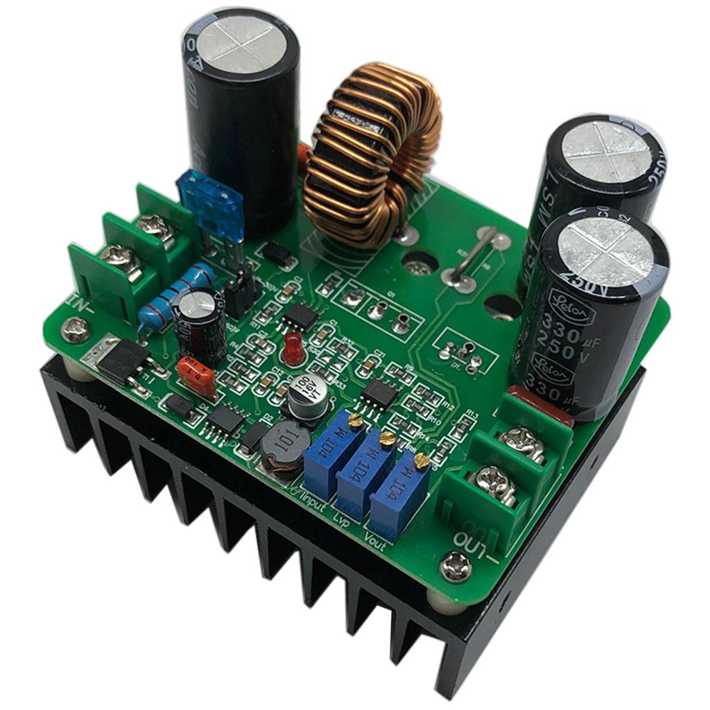 900W Dc-Dc Boost Converter 8V-60V to 12V-130 V Step-Up Transformer Durable