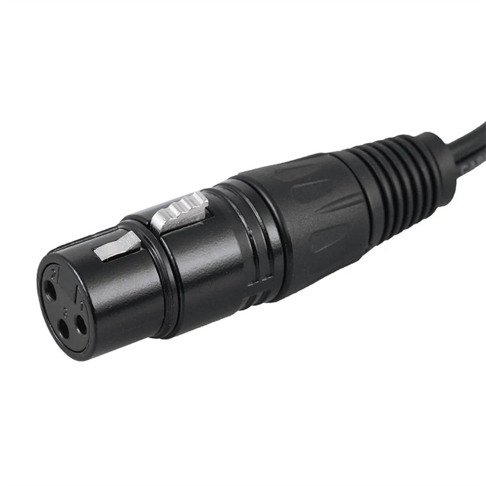 1 Pair 3 Pin XLR to RJ 45 Male Female Adapter Cables for DMX CON Controller