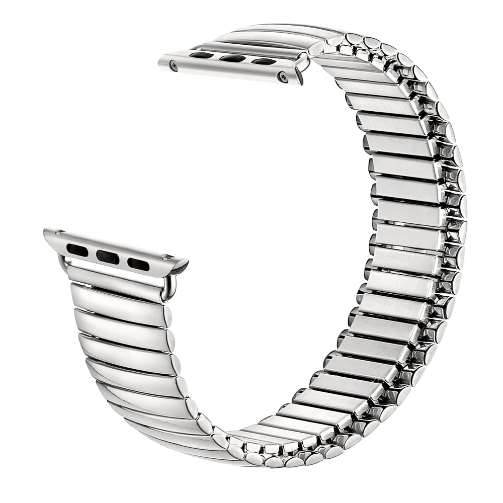 Flexible Stainless Steel Metal Watch Band for Apple Watch Series 8 45mm / Ultra 49mm / 7 45mm / Series 6 / SE / SE (2022) / 5 / 4 44mm / Series 3 / 2 / 1 42mm - UNIQBUY