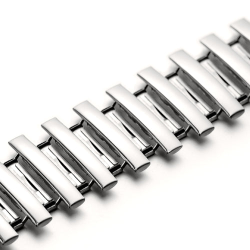 Flexible Stainless Steel Metal Watch Band for Apple Watch Series 8 45mm / Ultra 49mm / 7 45mm / Series 6 / SE / SE (2022) / 5 / 4 44mm / Series 3 / 2 / 1 42mm - UNIQBUY