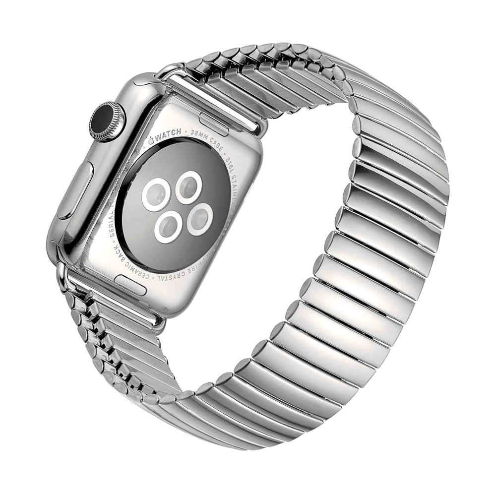 Flexible Stainless Steel Watch Band for Apple Watch Series 8 / 7 41mm / Series 4 / 6 / 5 / SE / SE(2022) 40mm / Series 3 / 2 / 1 38mm - UNIQBUY