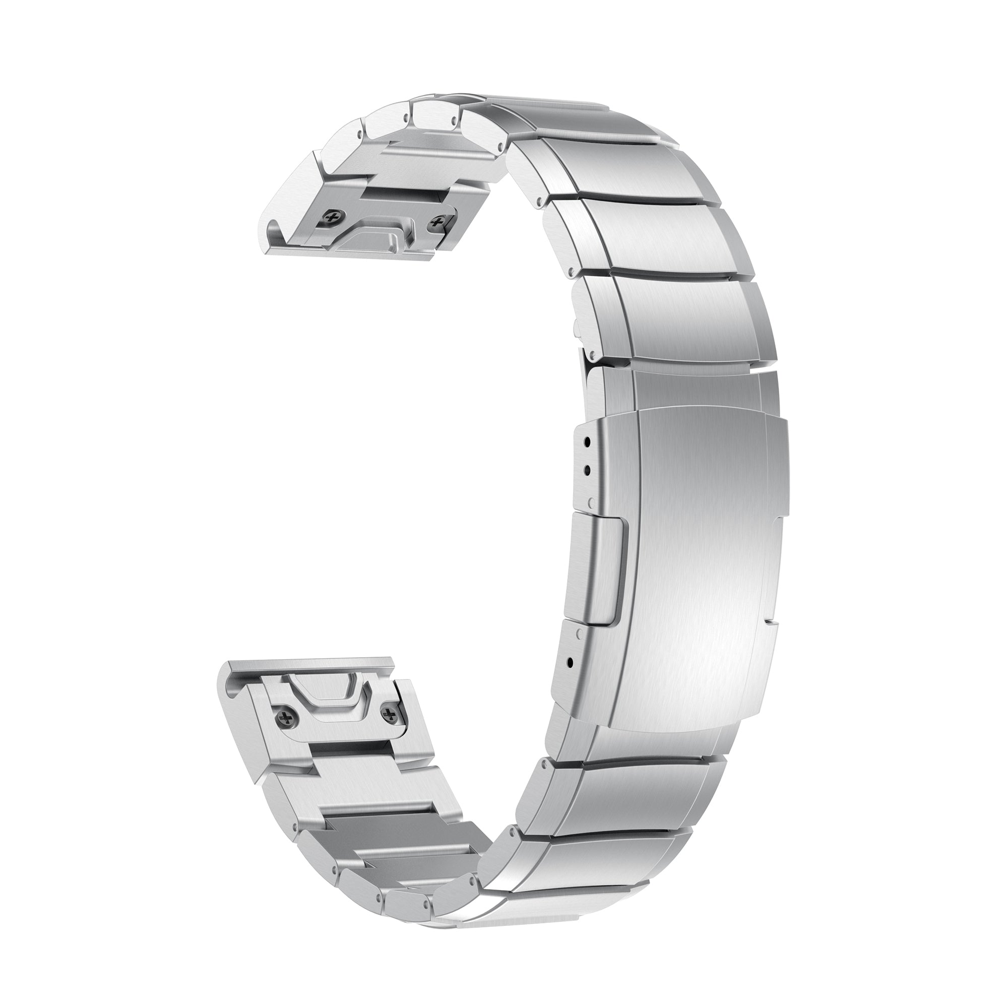 Stainless Steel Watch Band Wrist Strap for Garmin Fenix 6 - Silver - UNIQBUY