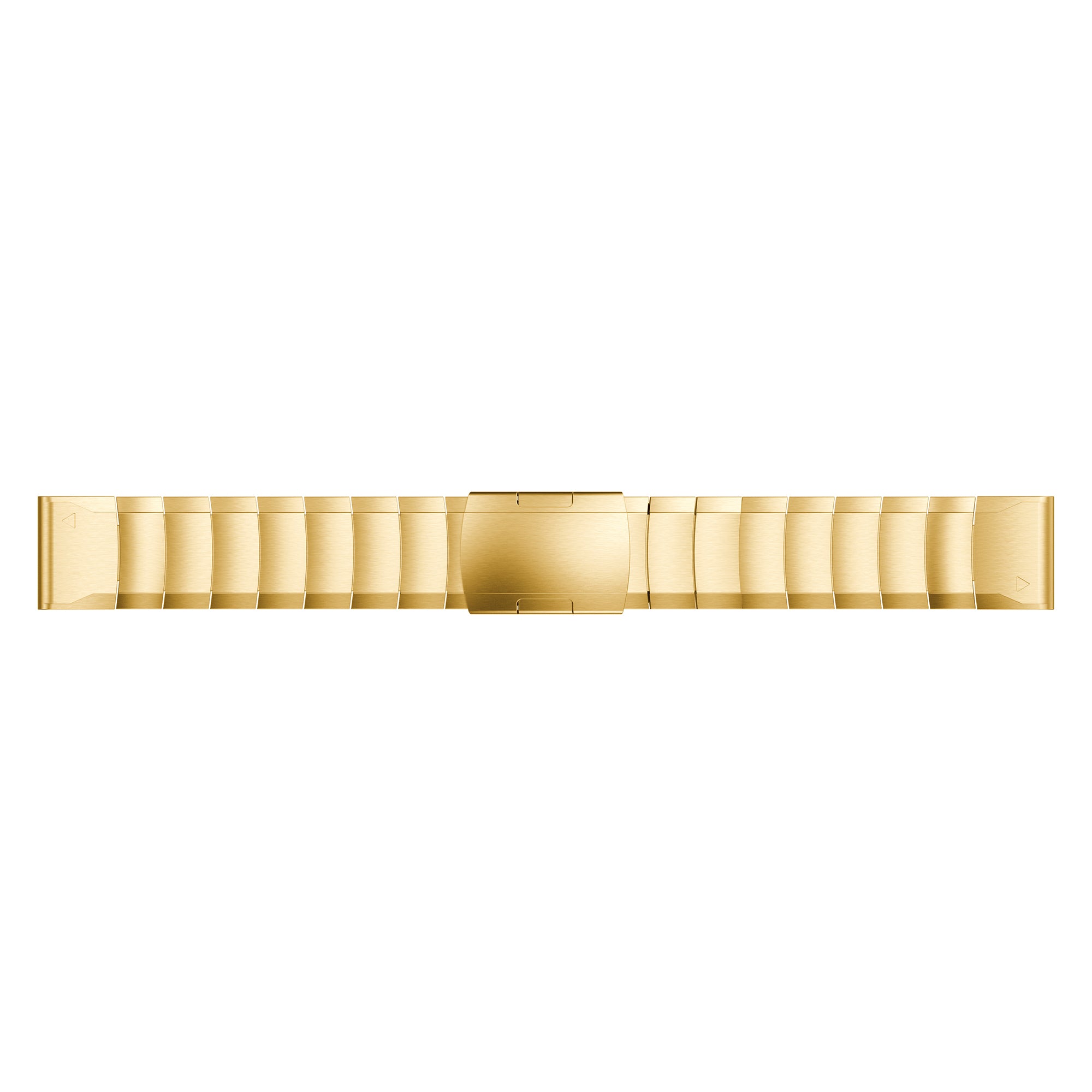 For Garmin Fenix 6 Stainless Steel Watch Band Wrist Strap Replacement with Butterfly Buckle - Gold - UNIQBUY