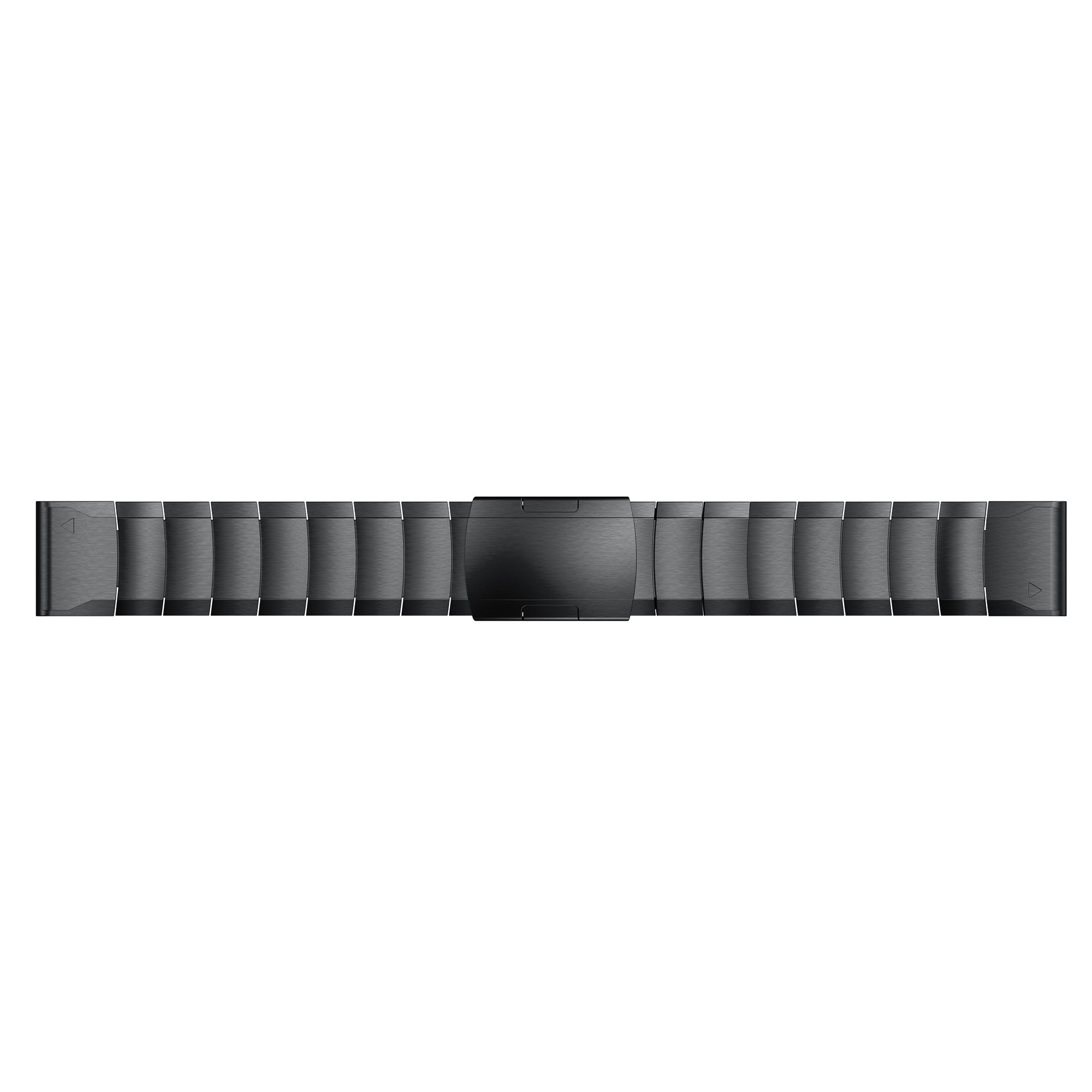 For Garmin Fenix 6S Stainless Steel Watch Band Replacement Wrist Strap with Butterfly Buckle - Black - UNIQBUY