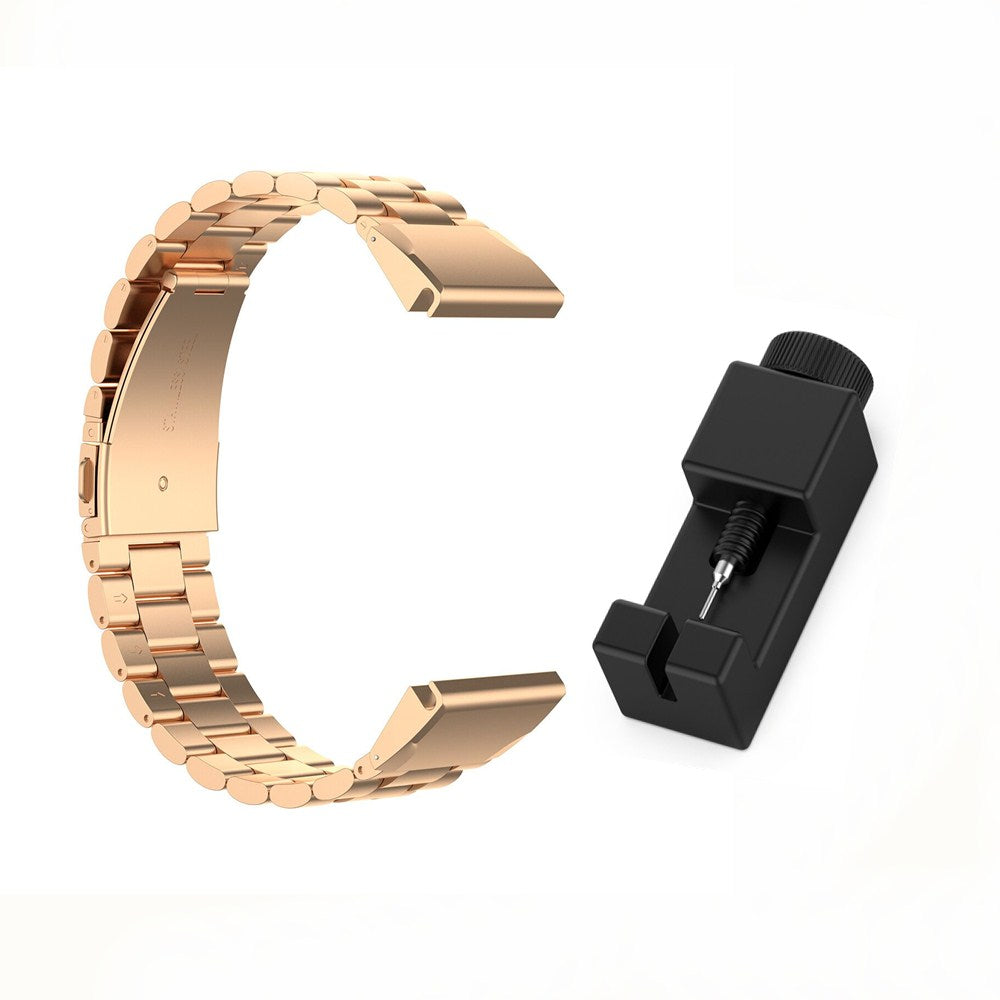 Stainless Steel Wrist Watch Band for Garmin Fenix5/5X/5S/Forerunner 945/Approach S60 - Rose Gold - UNIQBUY