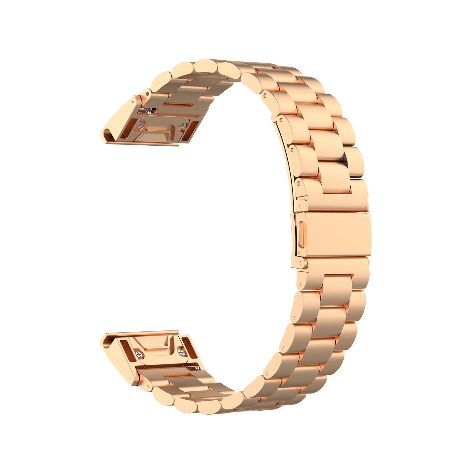 Stainless Steel Wrist Watch Band for Garmin Fenix5/5X/5S/Forerunner 945/Approach S60 - Rose Gold - UNIQBUY