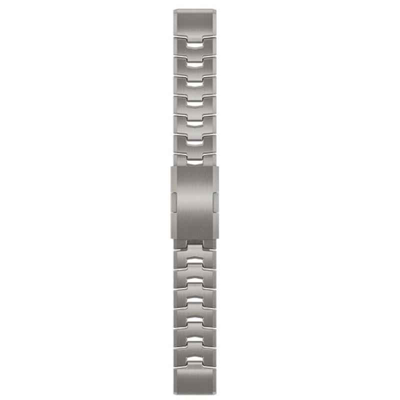 26mm Titanium Metal Quick Release Easy Fit Watch Band Replacement Strap for Garmin Fenix 6X / Fenix 3 / Fenix 3 HR / Fenix 5X - Silver