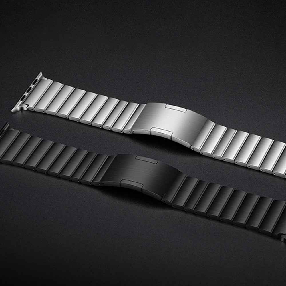 Titanium Steel Band For Apple Watch Series 8 7 41mm / Series 6 5 4 SE (2022) SE 40mm / Series 3 2 1 38mm Quick Release Watch Strap - Black