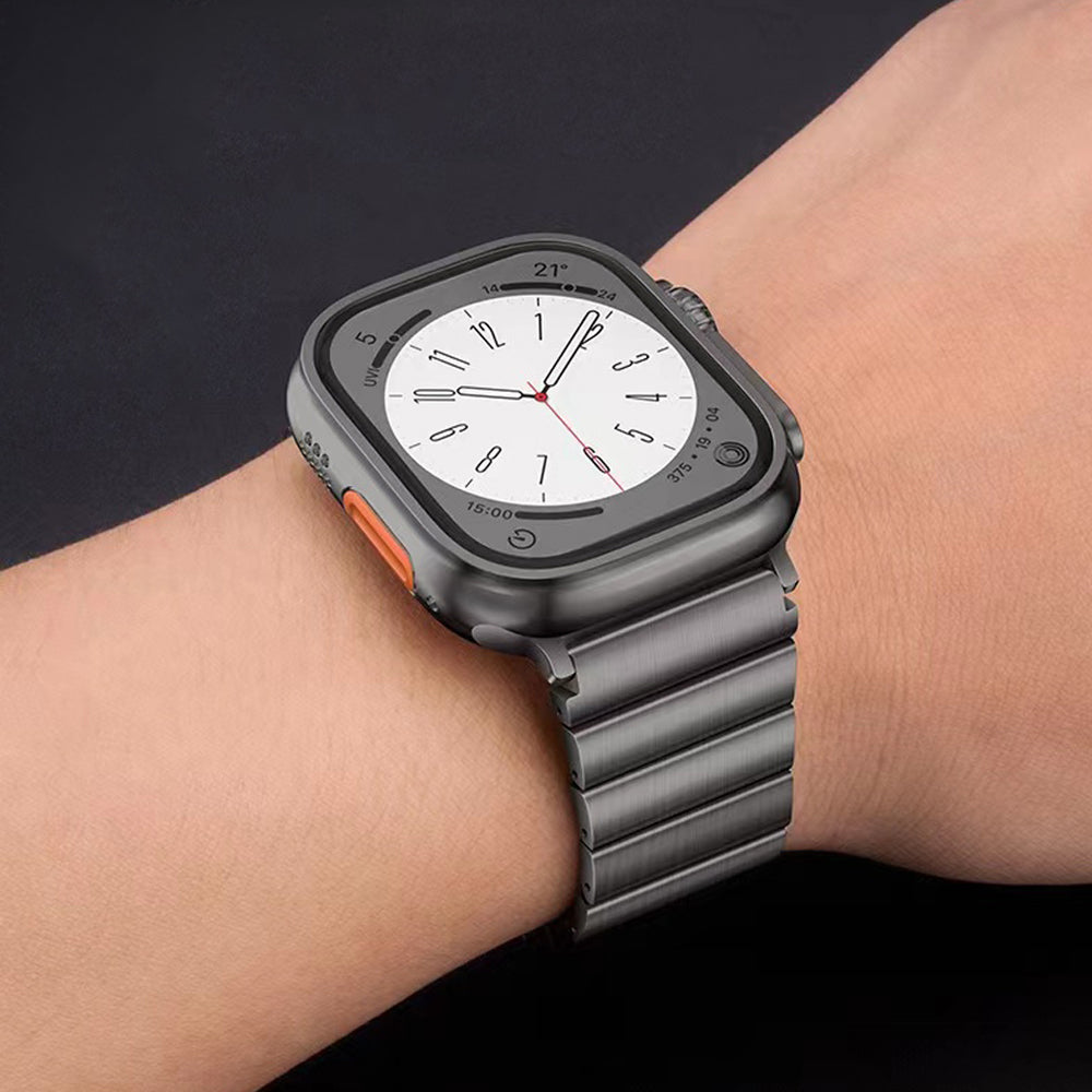 a close up of a person holding a clock