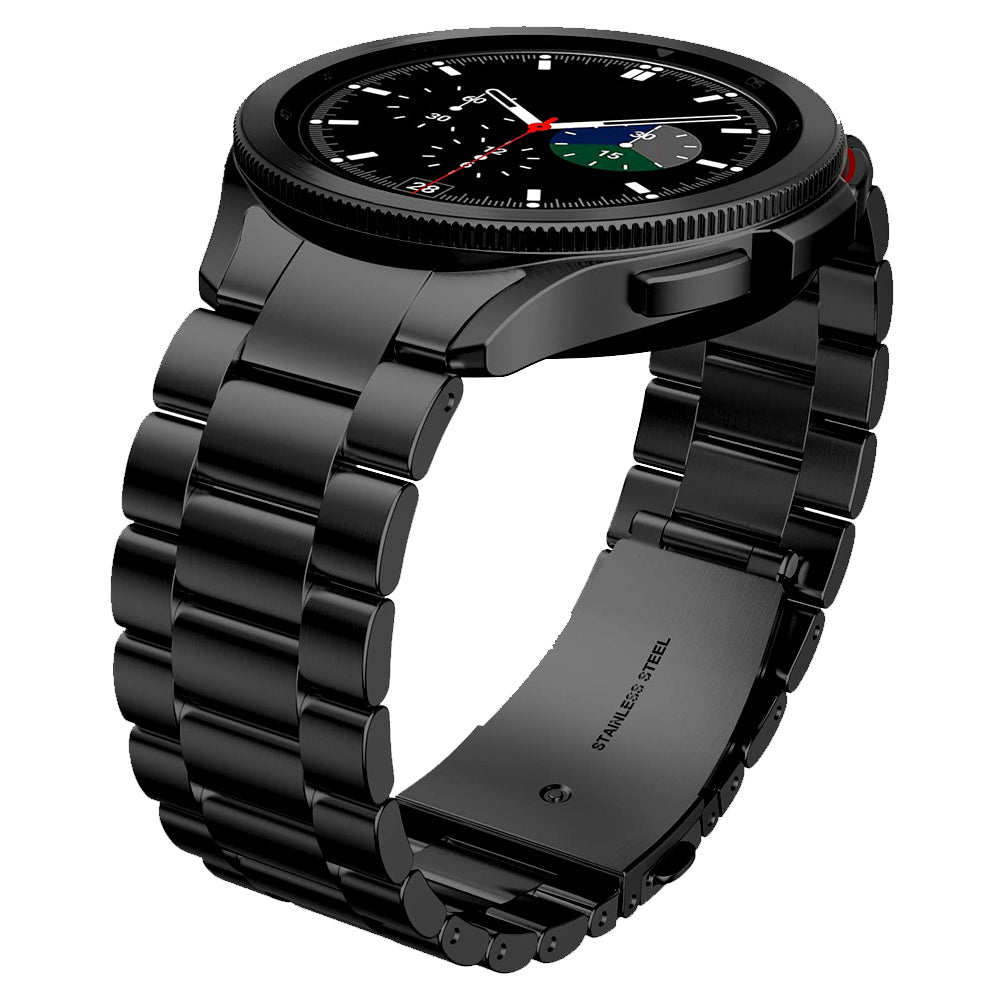 For Samsung Galaxy Watch6 40mm 44mm / Watch6 Classic 43mm 47mm / Watch 5 40mm 44mm / Watch4 40mm 44mm Watch Band Titanium Alloy Wrist Strap - Black - UNIQBUY