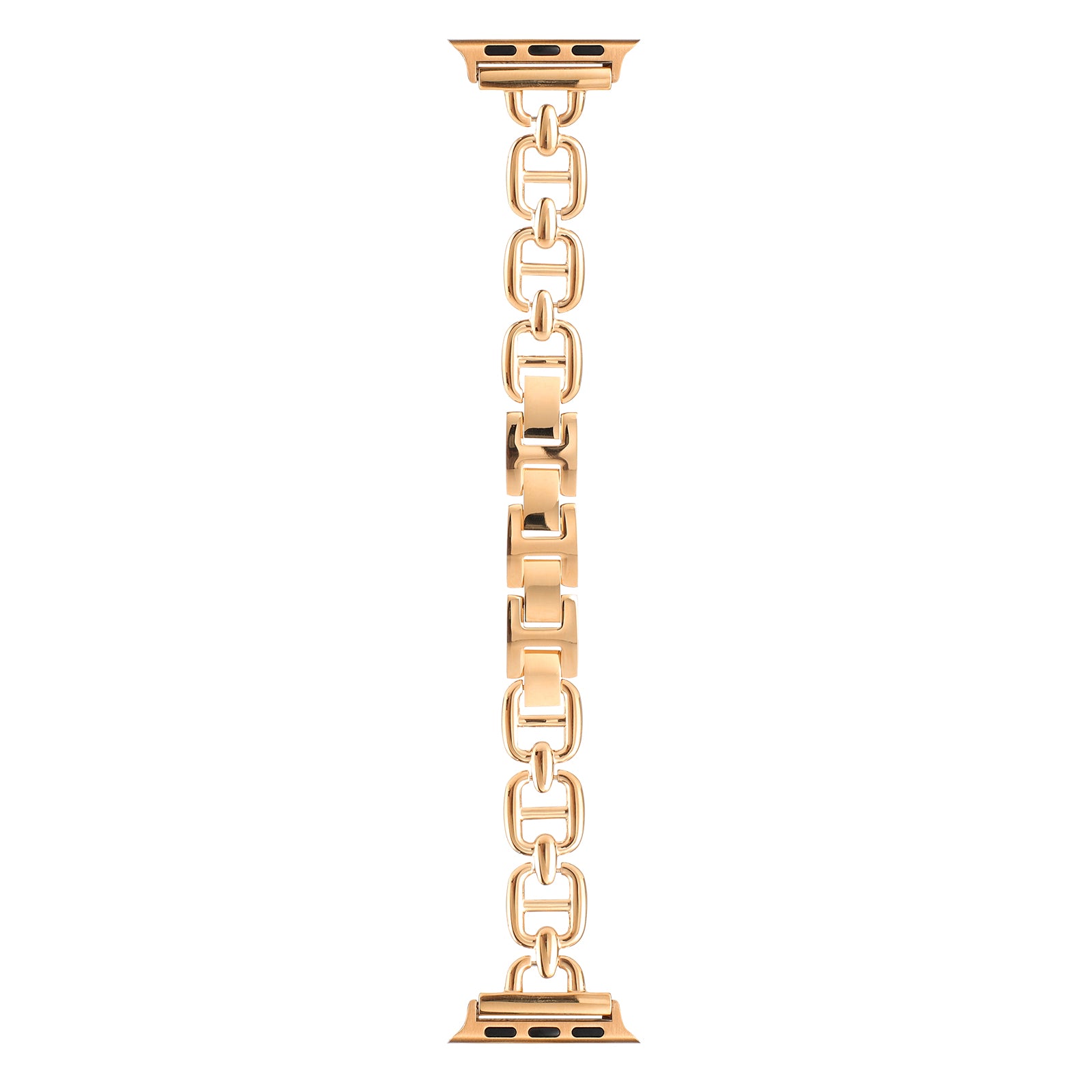 For Apple Watch Ultra 49mm / Series 8 / 7 45mm / 6 / 5 / 4 / SE / SE (2022) 44mm / 3 / 2 / 1 42mm Metal Bracelet Watch Strap Replacement Wrist Band - Rose Gold - UNIQBUY
