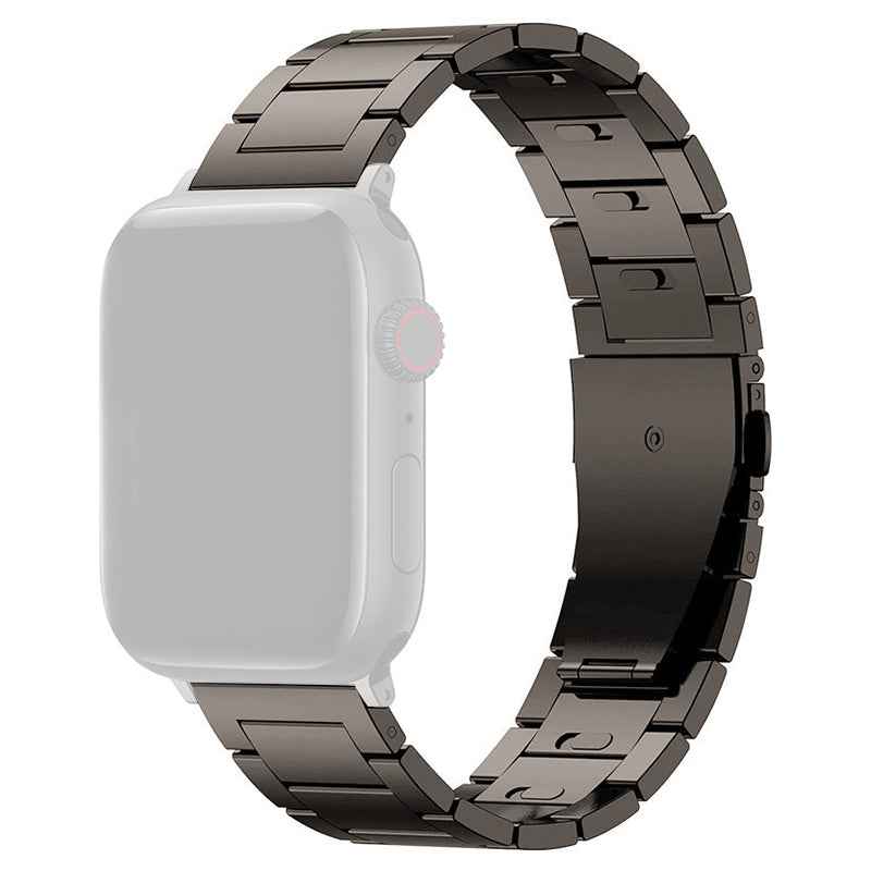 For Apple Watch Series 8 7 41mm / Series 6 5 4 SE SE(2022) 40mm / Series 1 2 3 38mm Titanium Alloy Watch Strap - Grey
