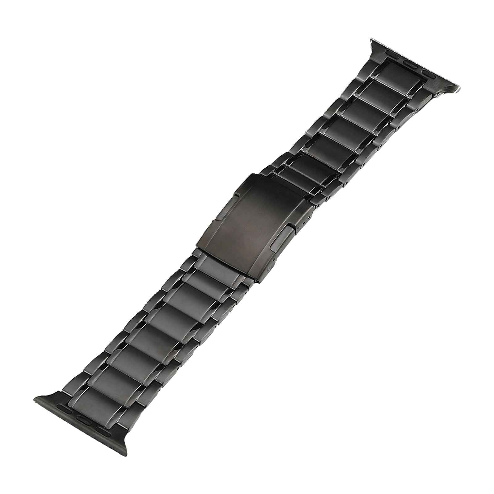 For Apple Watch Series 8 / 7 41mm / 6 / 5 / 4 / SE / SE (2022) 40mm / 3 / 2 / 1 38mm Watch Band Titanium Steel Watch Strap - Grey
