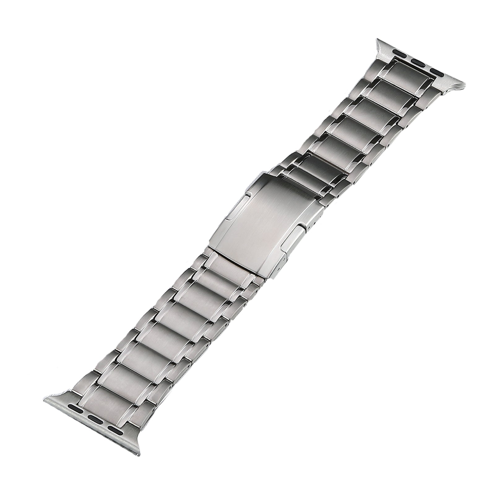 For Apple Watch Series 8 / 7 41mm / 6 / 5 / 4 / SE / SE (2022) 40mm / 3 / 2 / 1 38mm Watch Band Titanium Steel Watch Strap - Silver - UNIQBUY