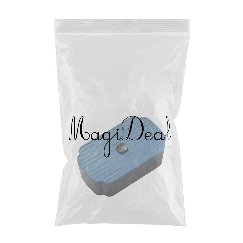 Sewing Storage Box Organizer Thread Measuring Tape Needles Thimble Blue