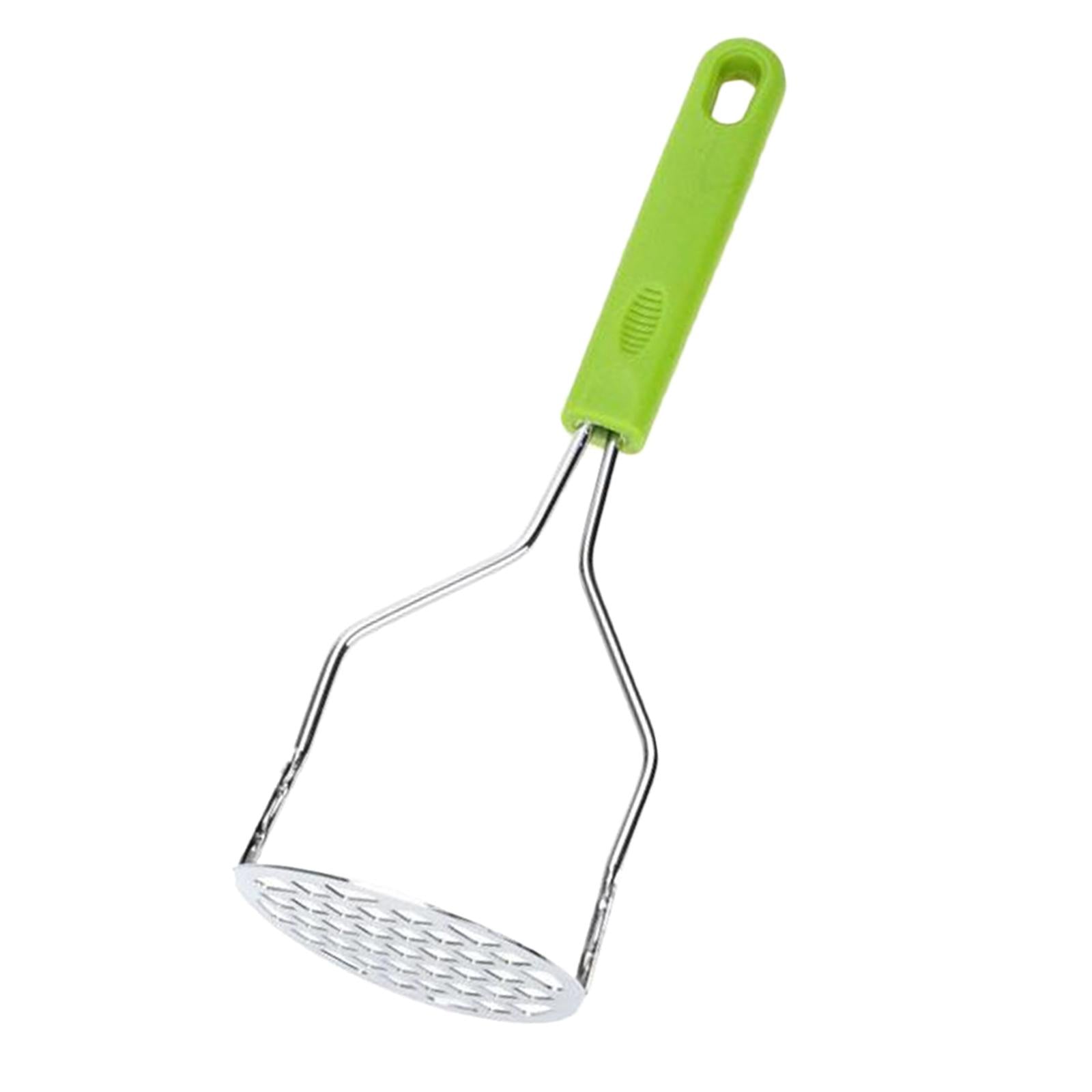 Potato Masher Stainless Steel for Tomato Vegetable Hand-Mashed Green
