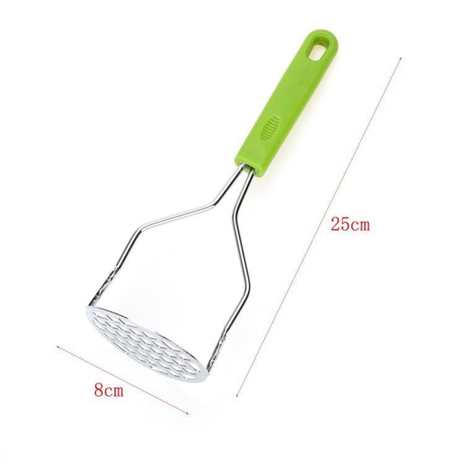 Potato Masher Stainless Steel for Tomato Vegetable Hand-Mashed Green