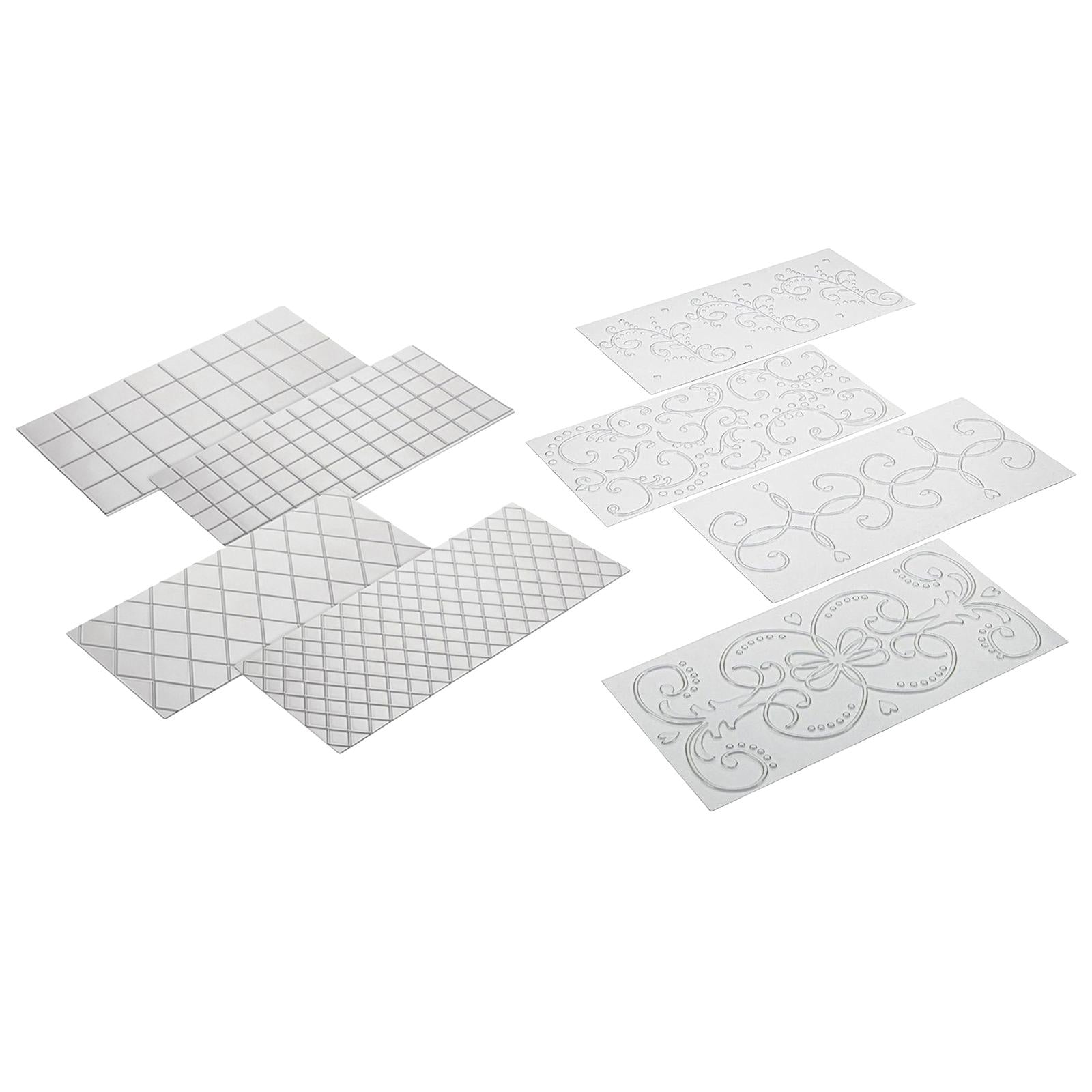 DIY Cake Fondant Impression Mat Cake Border Decorating Tools Grid Pattern