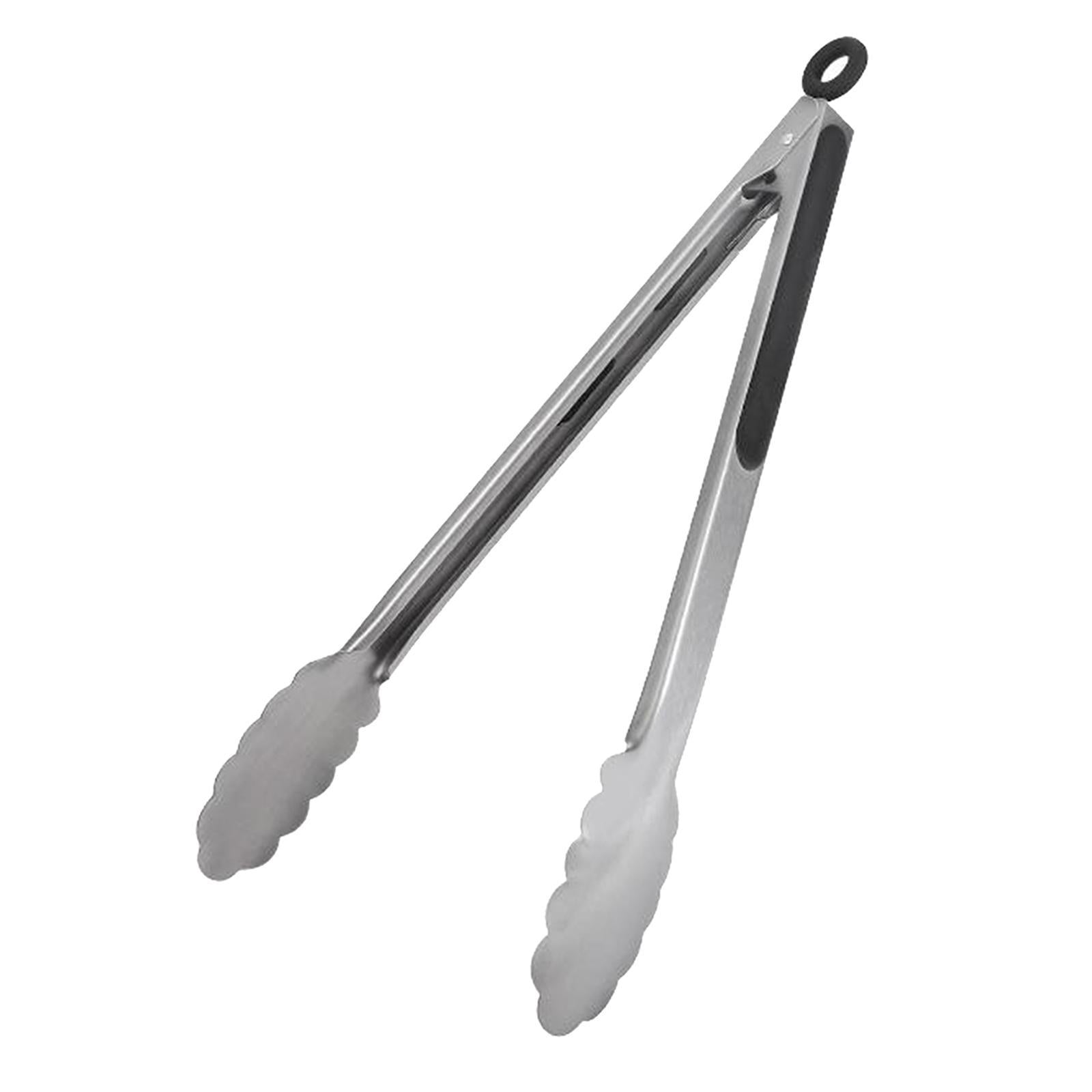Kitchen BBQ Grilling Tool Set- Stainless Steel Tong Non-Stick Tongs 12inch