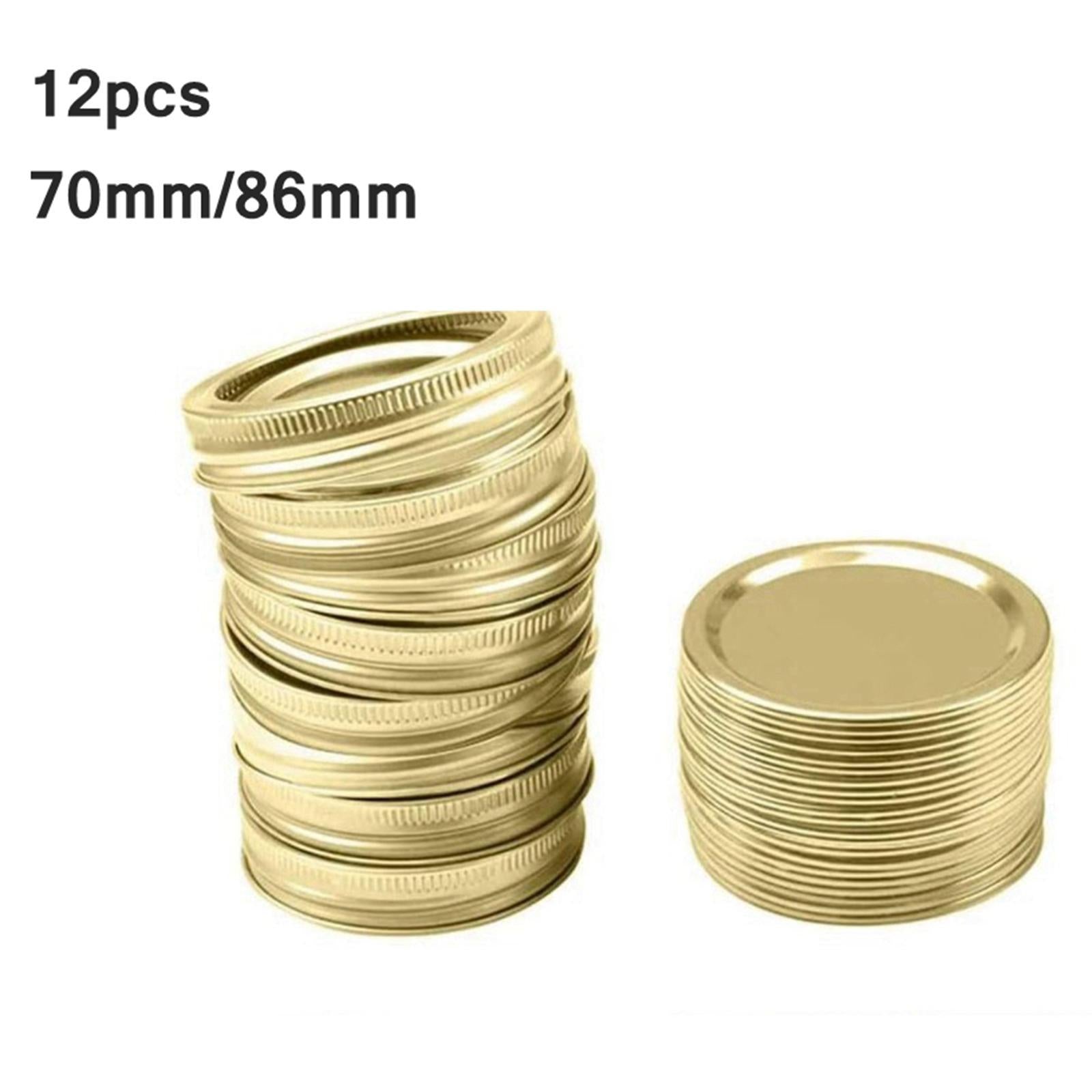 12x Wide Mouth Mason Canning Jar Lids Kitchen 86mm